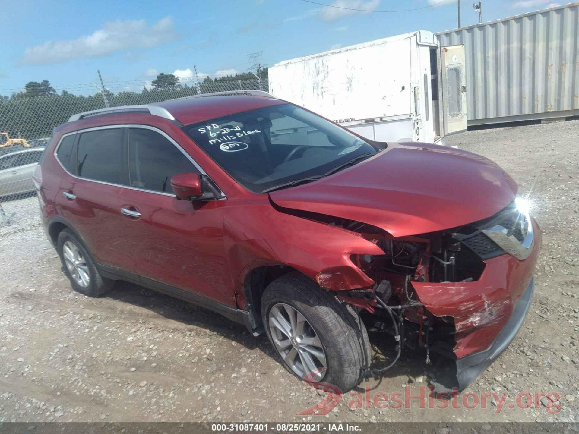 KNMAT2MT9GP731247 2016 NISSAN ROGUE