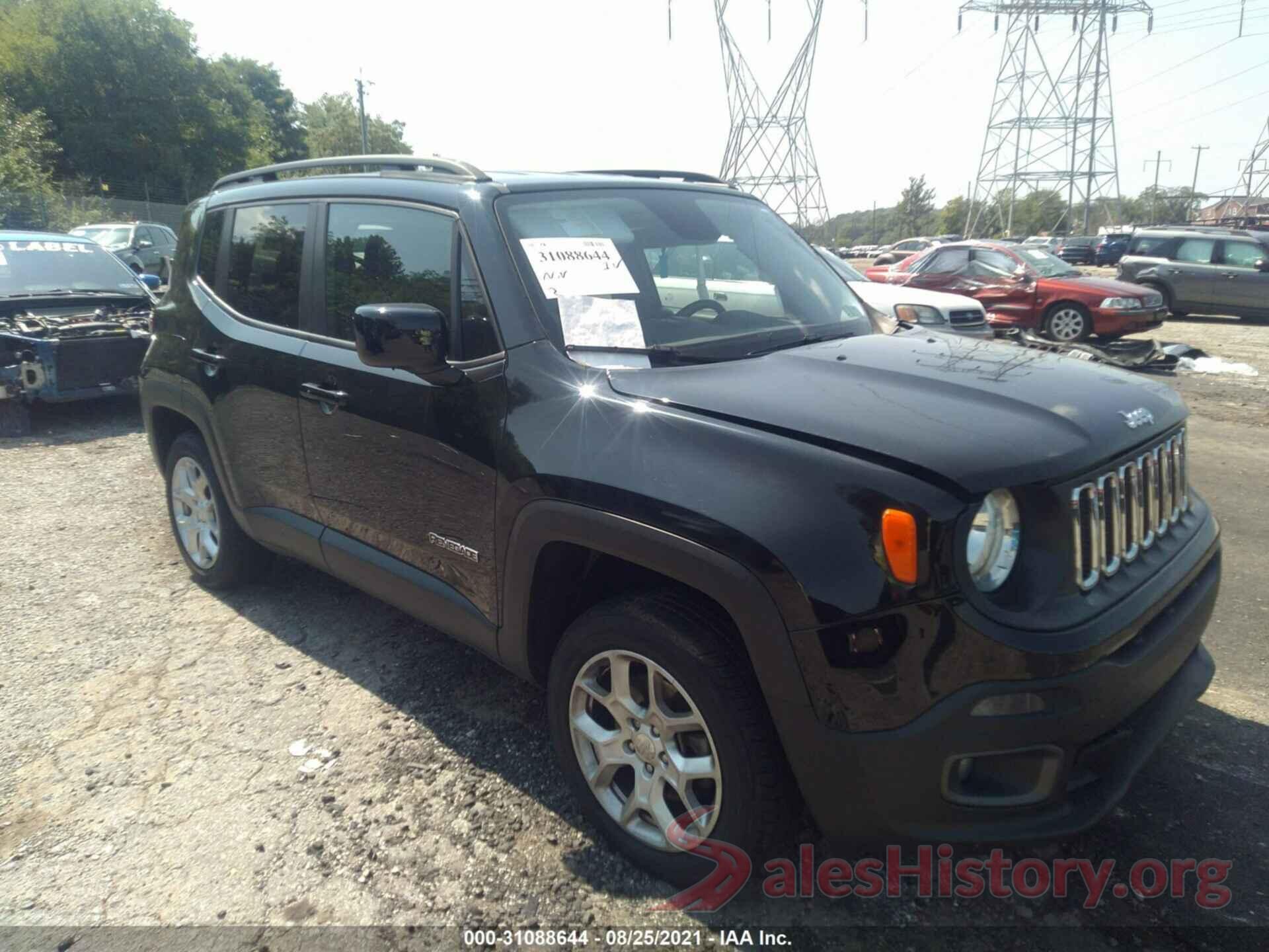 ZACCJBBT3GPE39016 2016 JEEP RENEGADE