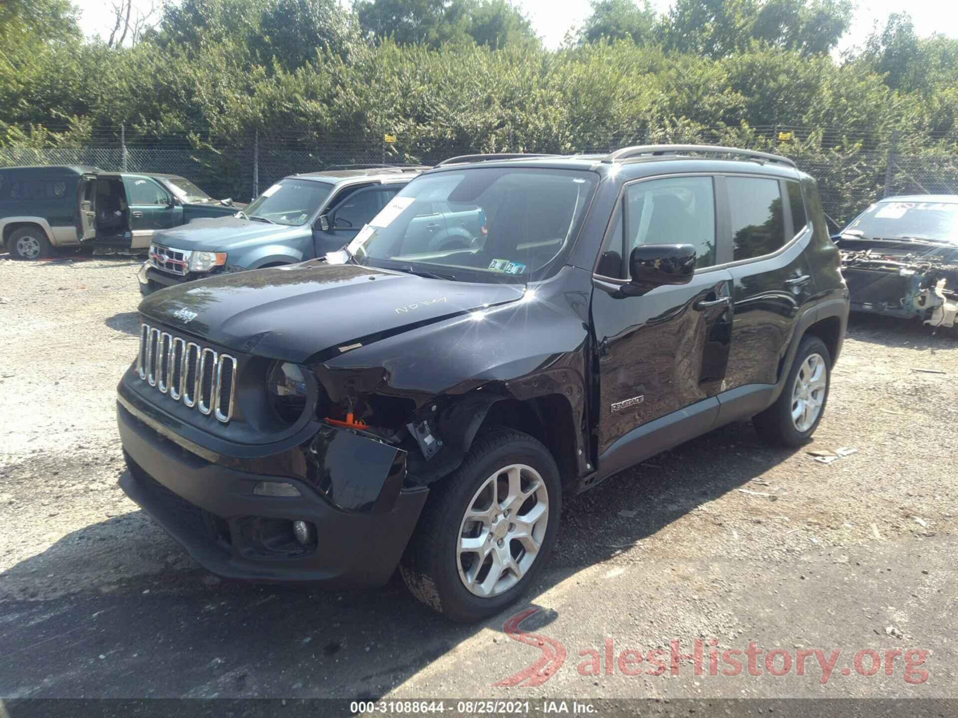 ZACCJBBT3GPE39016 2016 JEEP RENEGADE