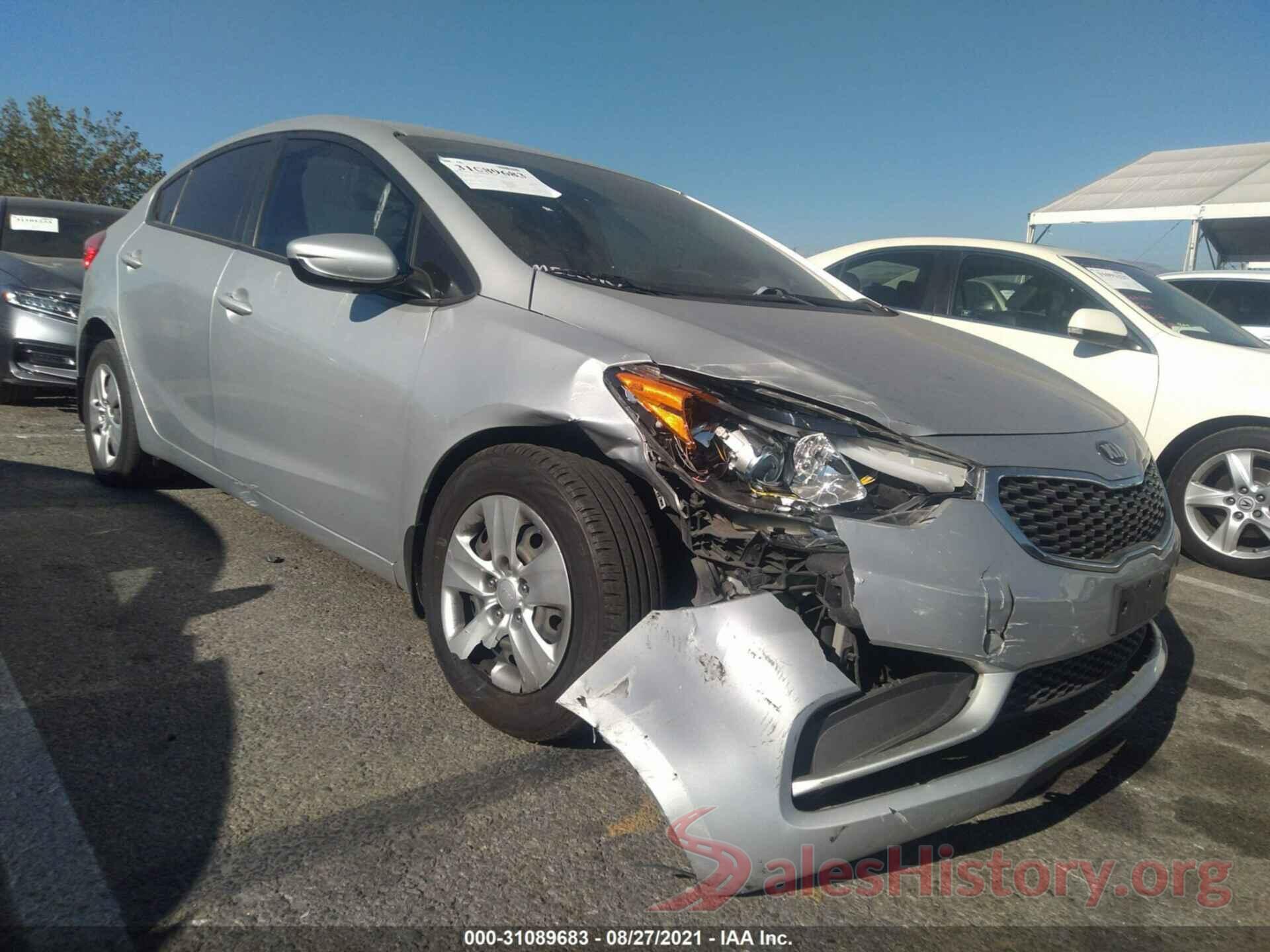 KNAFK4A66G5560727 2016 KIA FORTE