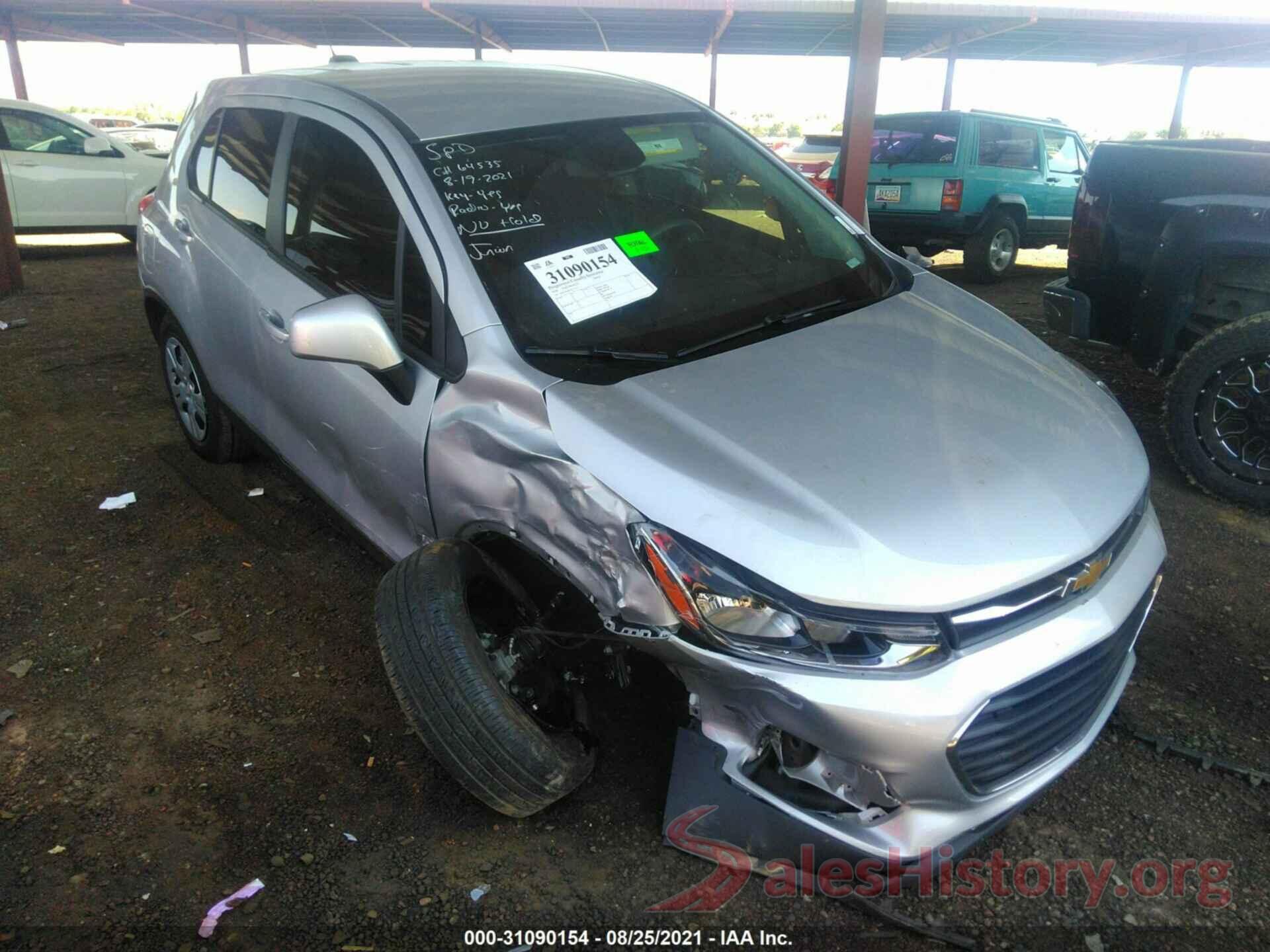 3GNCJKSB7JL313773 2018 CHEVROLET TRAX