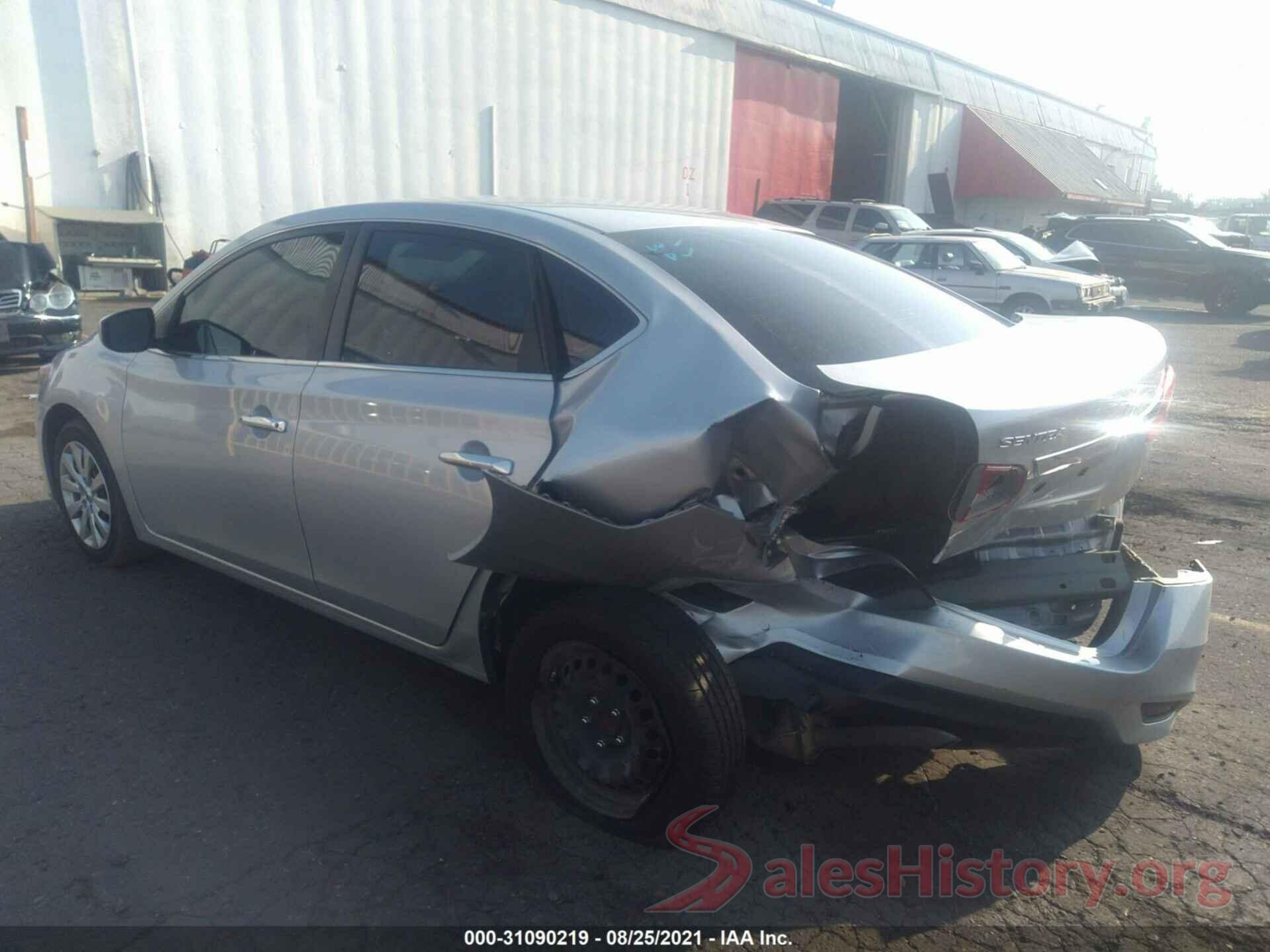 3N1AB7AP3GY307006 2016 NISSAN SENTRA