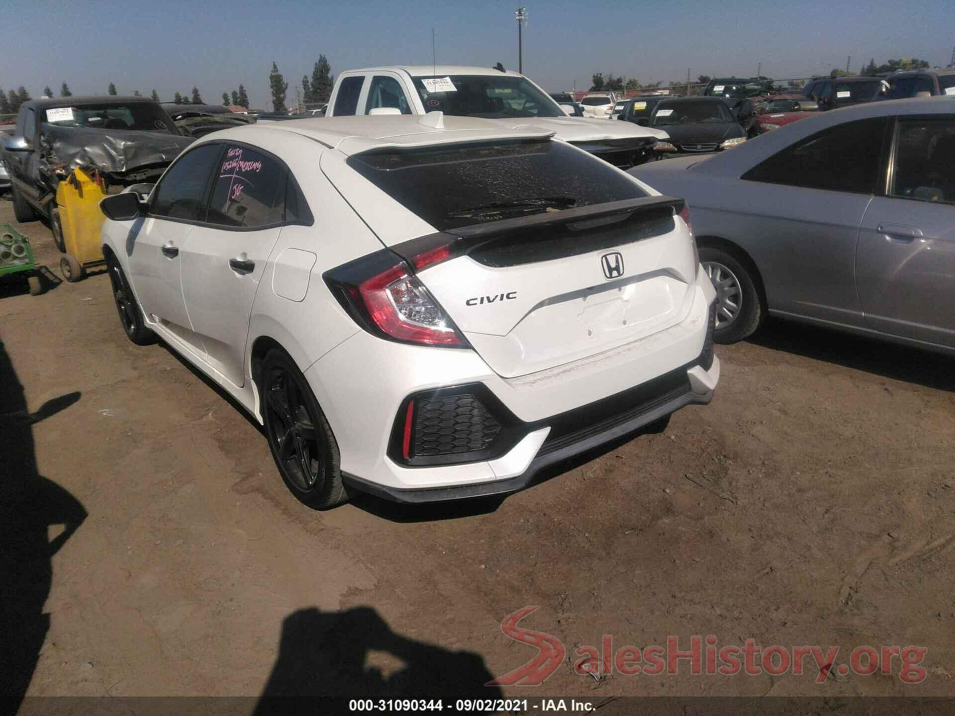 SHHFK7H56HU423688 2017 HONDA CIVIC HATCHBACK