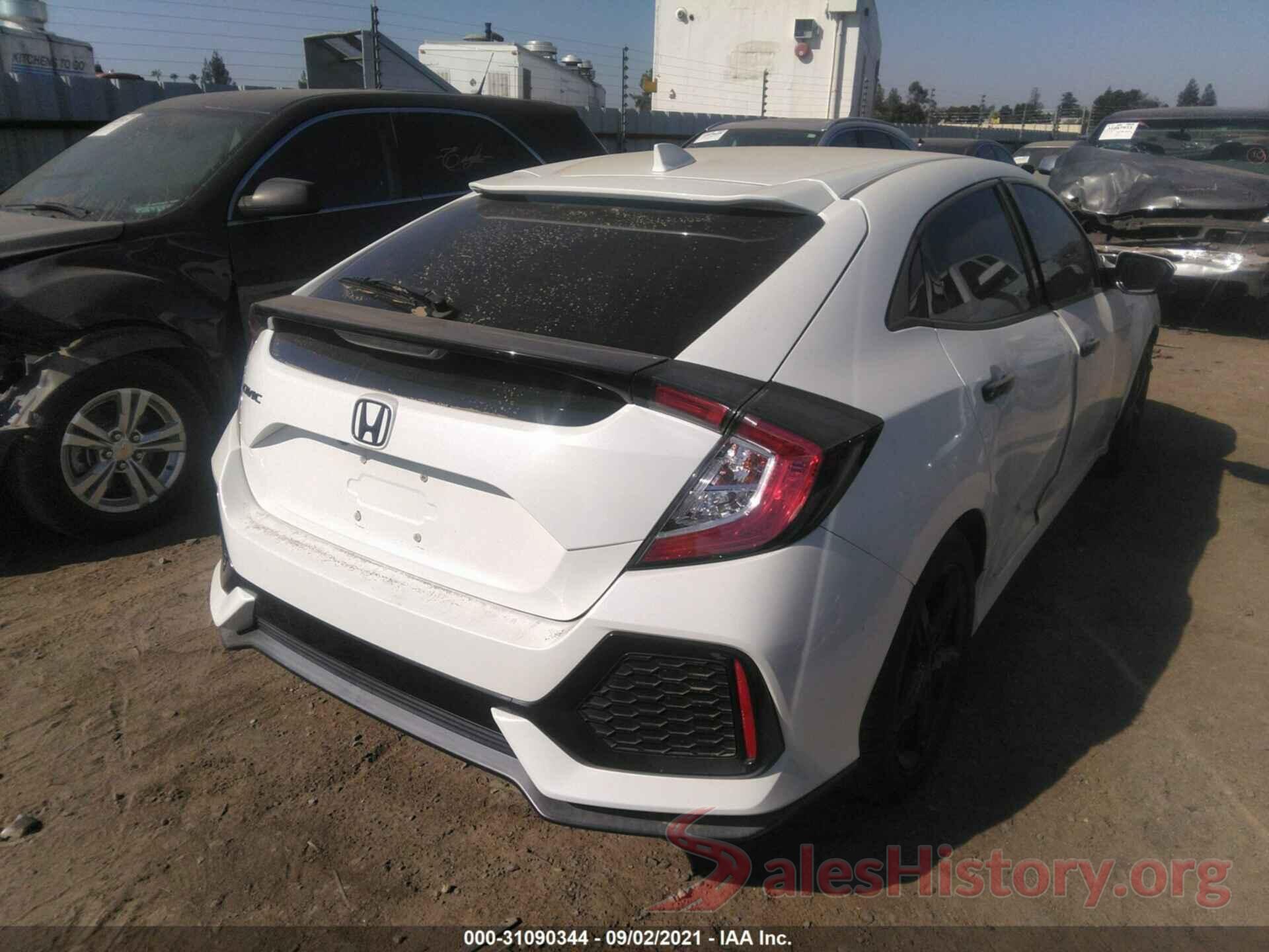 SHHFK7H56HU423688 2017 HONDA CIVIC HATCHBACK