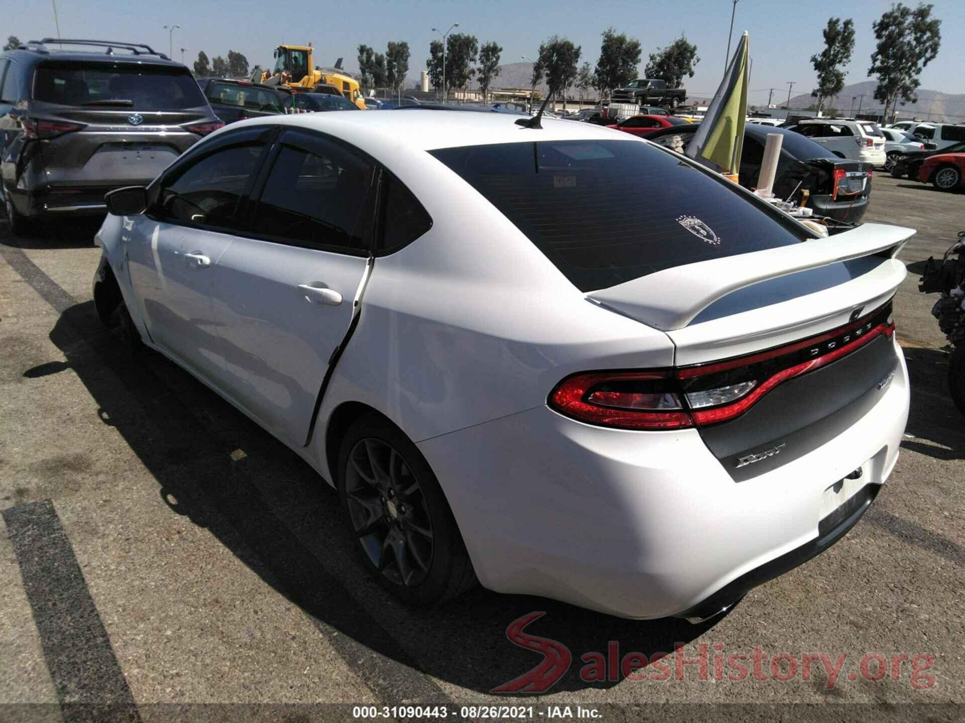 1C3CDFFH8GD803261 2016 DODGE DART