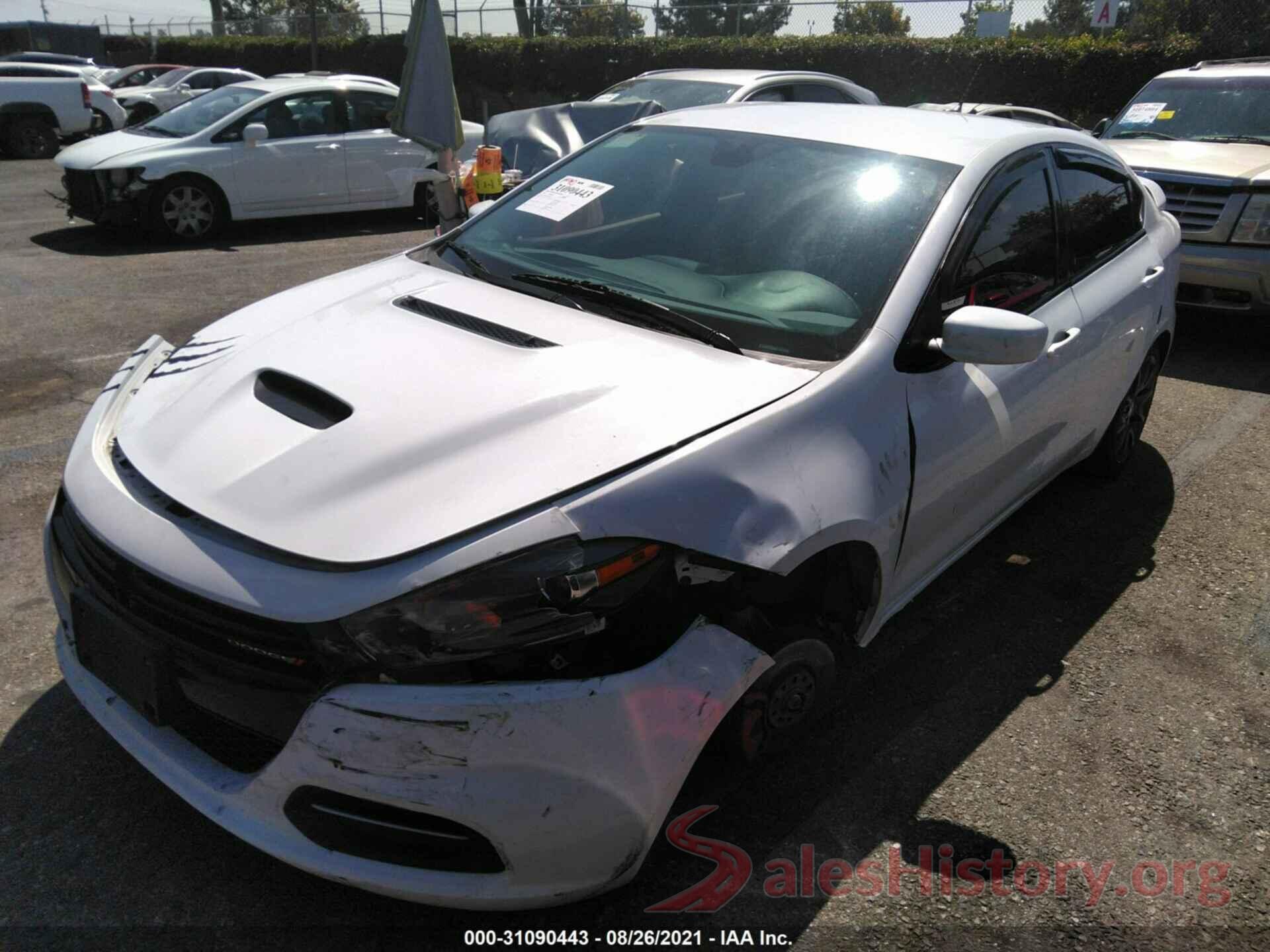 1C3CDFFH8GD803261 2016 DODGE DART