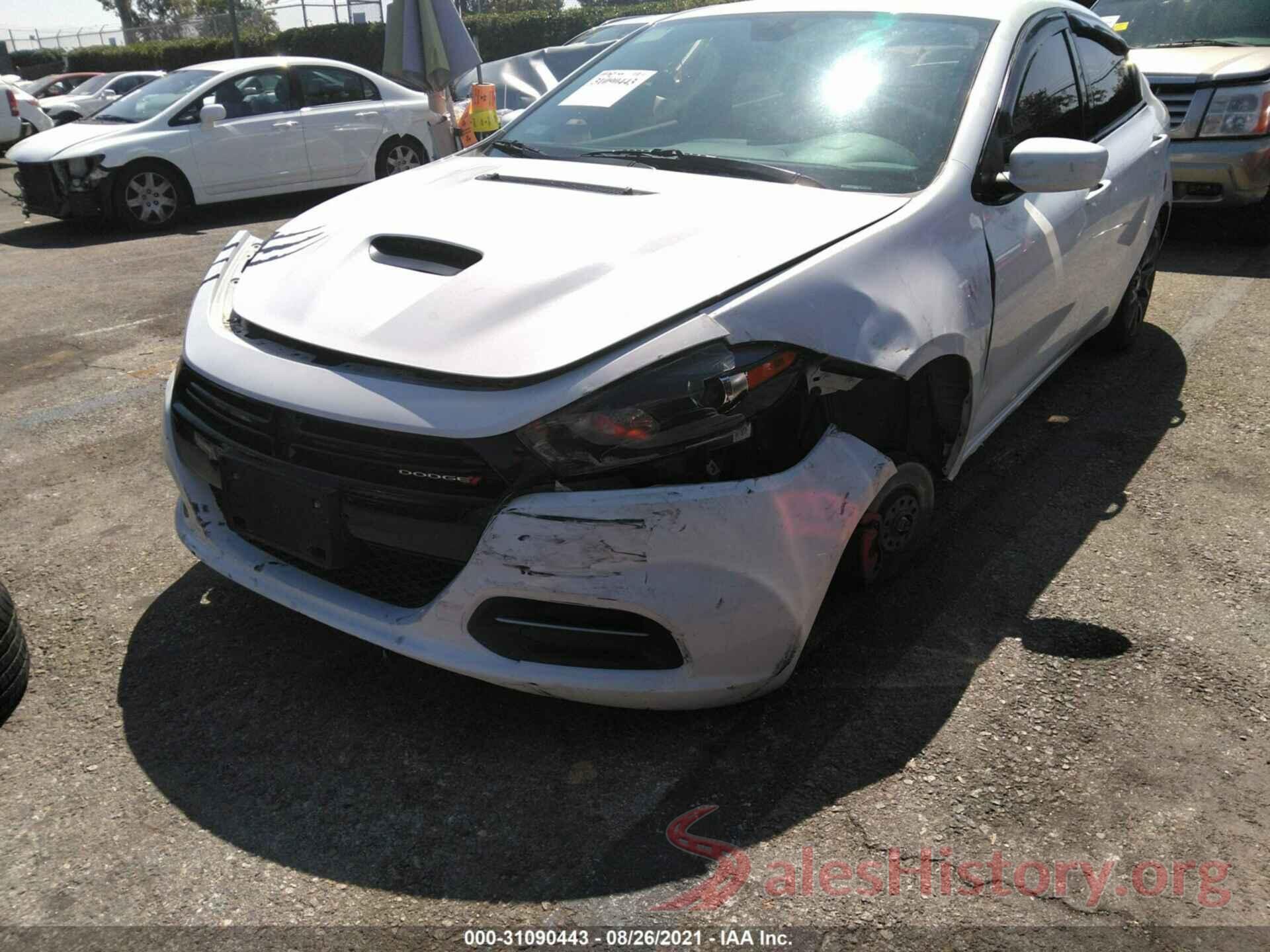 1C3CDFFH8GD803261 2016 DODGE DART