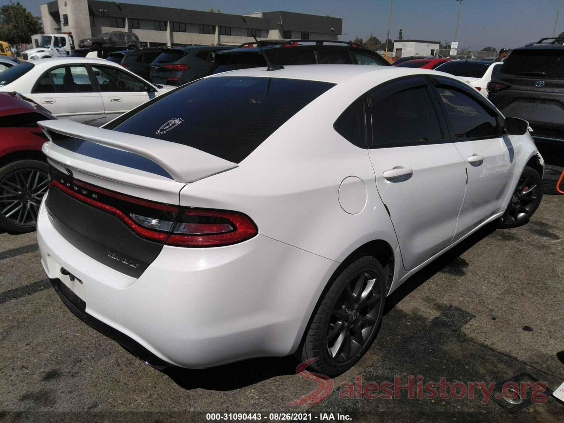 1C3CDFFH8GD803261 2016 DODGE DART