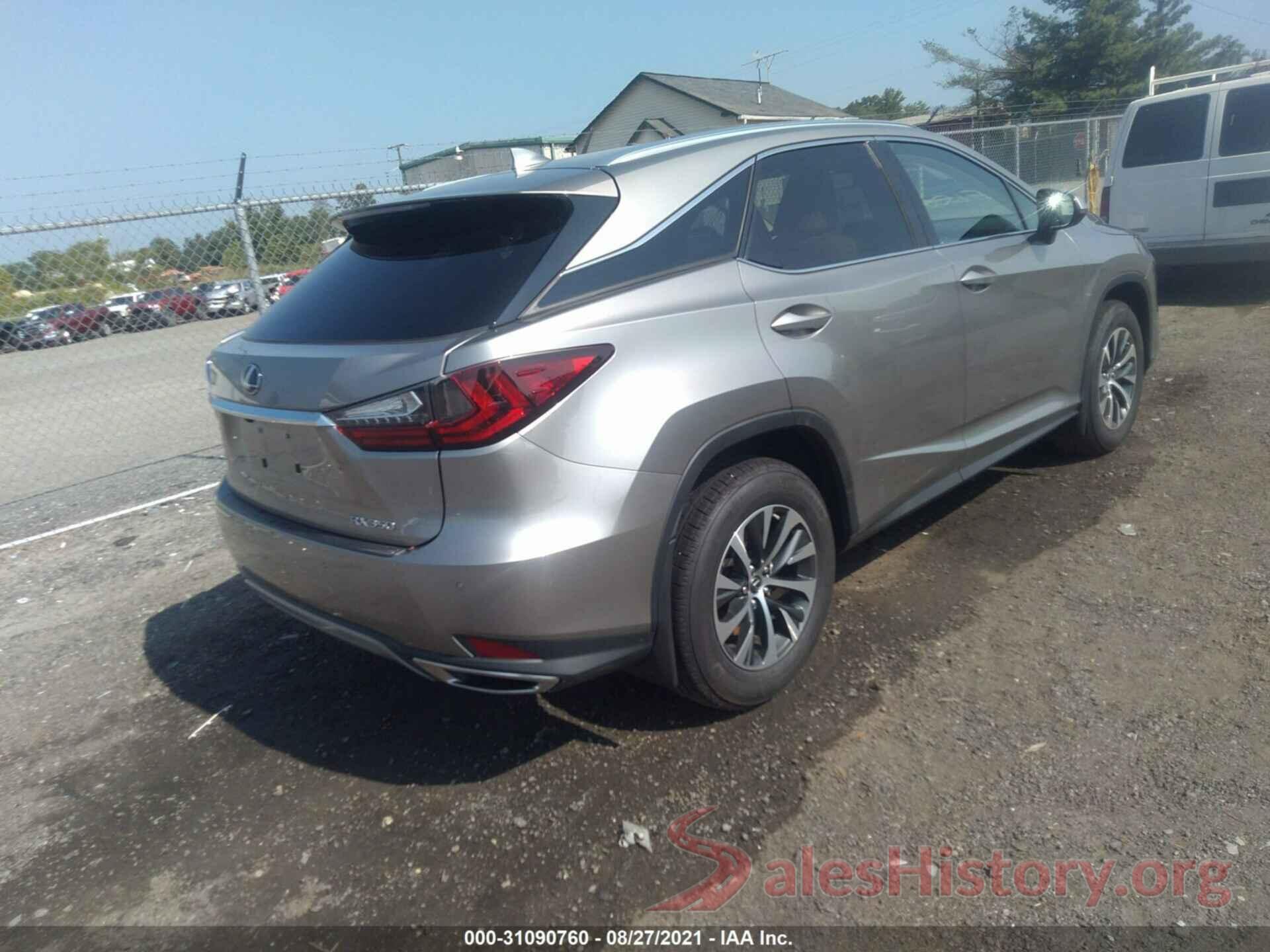 2T2HZMDA3MC272956 2021 LEXUS RX