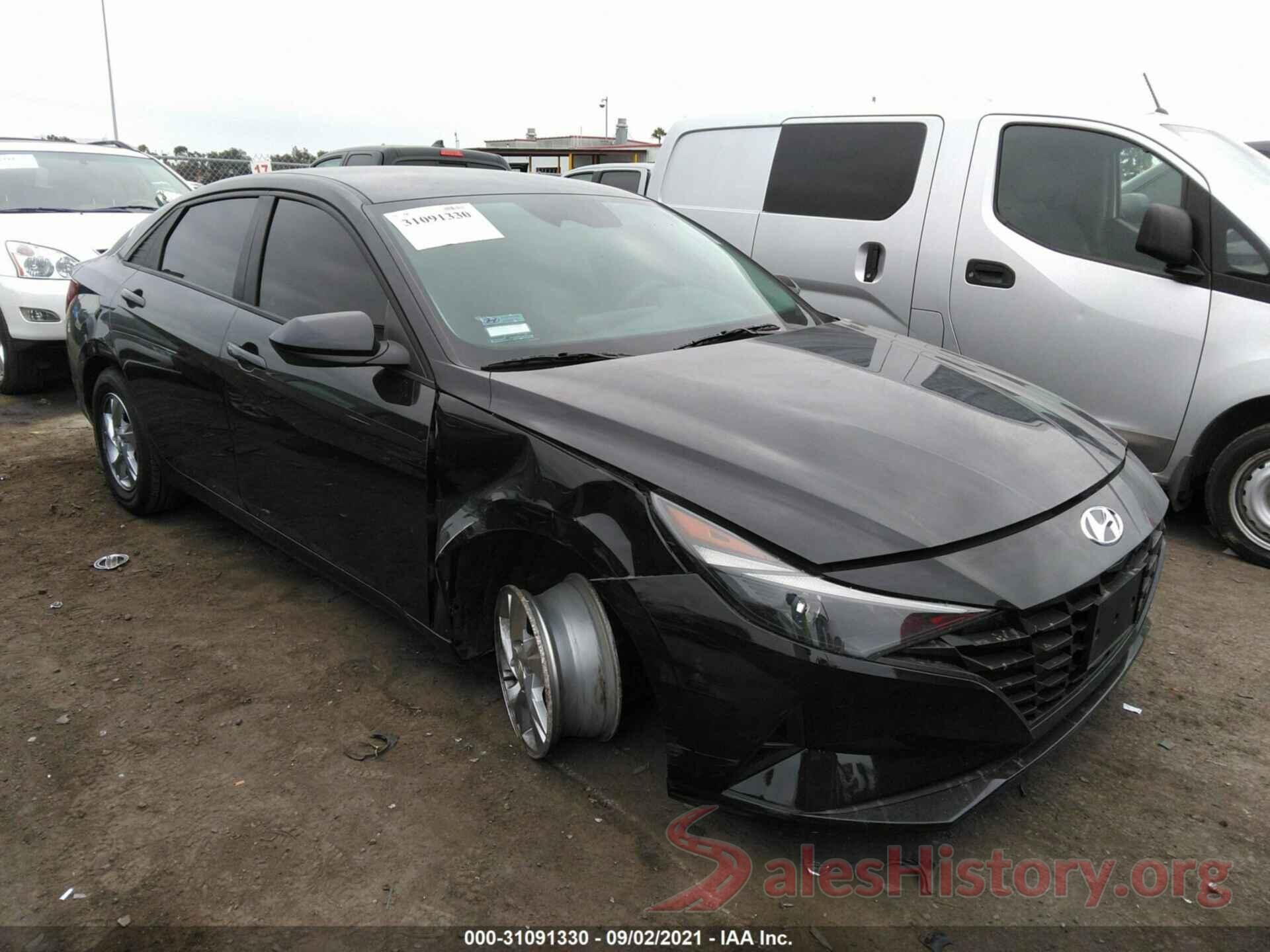 5NPLL4AG9MH010929 2021 HYUNDAI ELANTRA