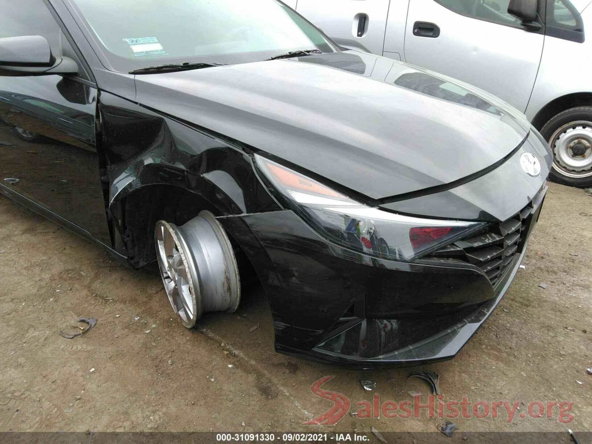 5NPLL4AG9MH010929 2021 HYUNDAI ELANTRA