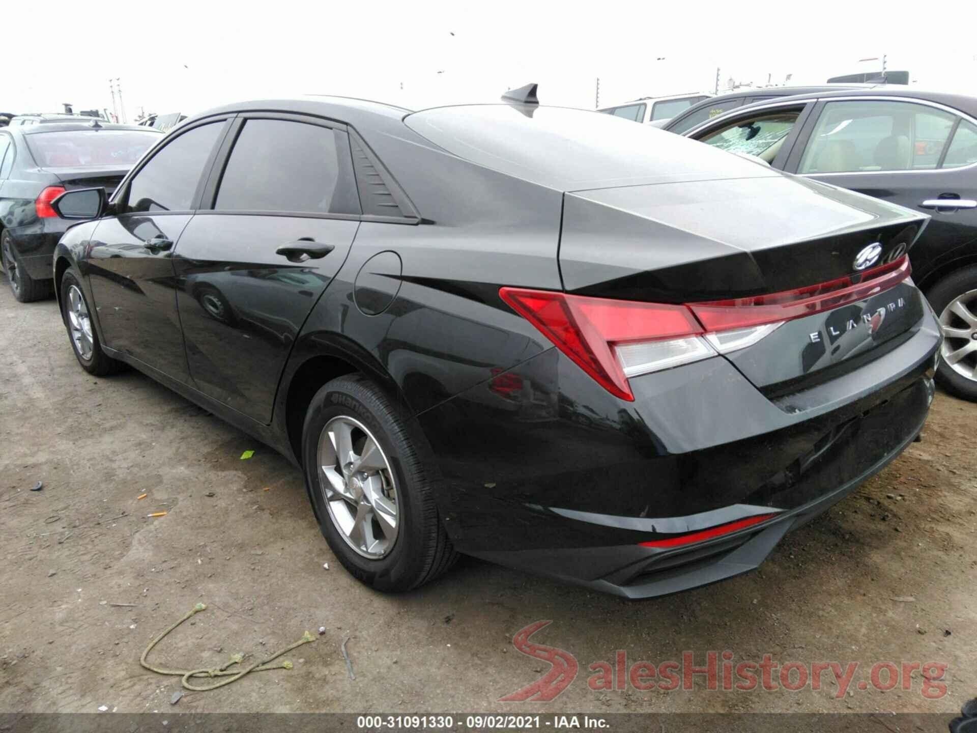 5NPLL4AG9MH010929 2021 HYUNDAI ELANTRA