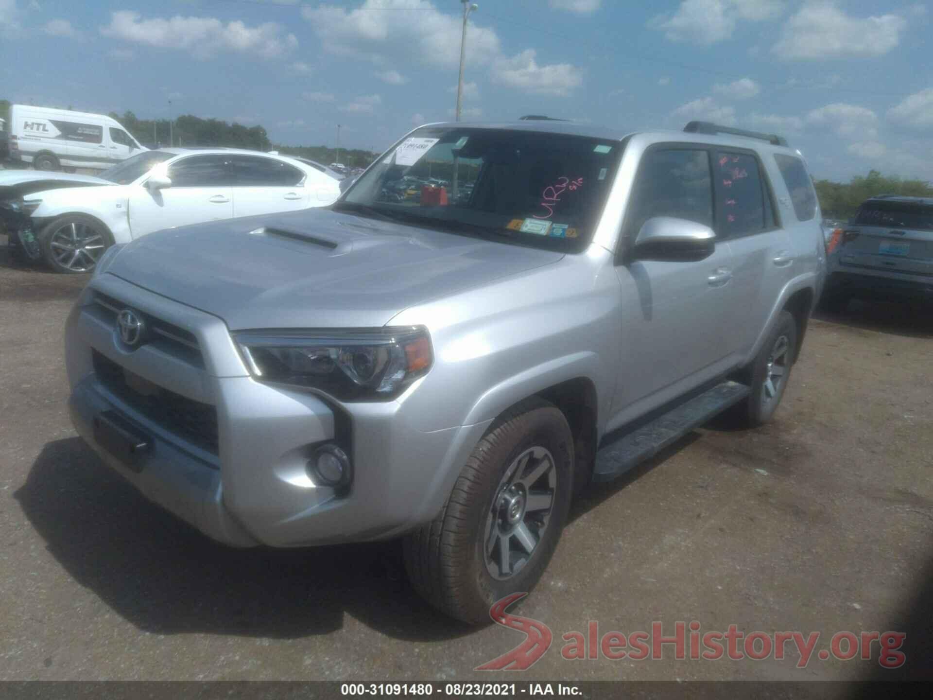 JTEBU5JR3L5781283 2020 TOYOTA 4RUNNER