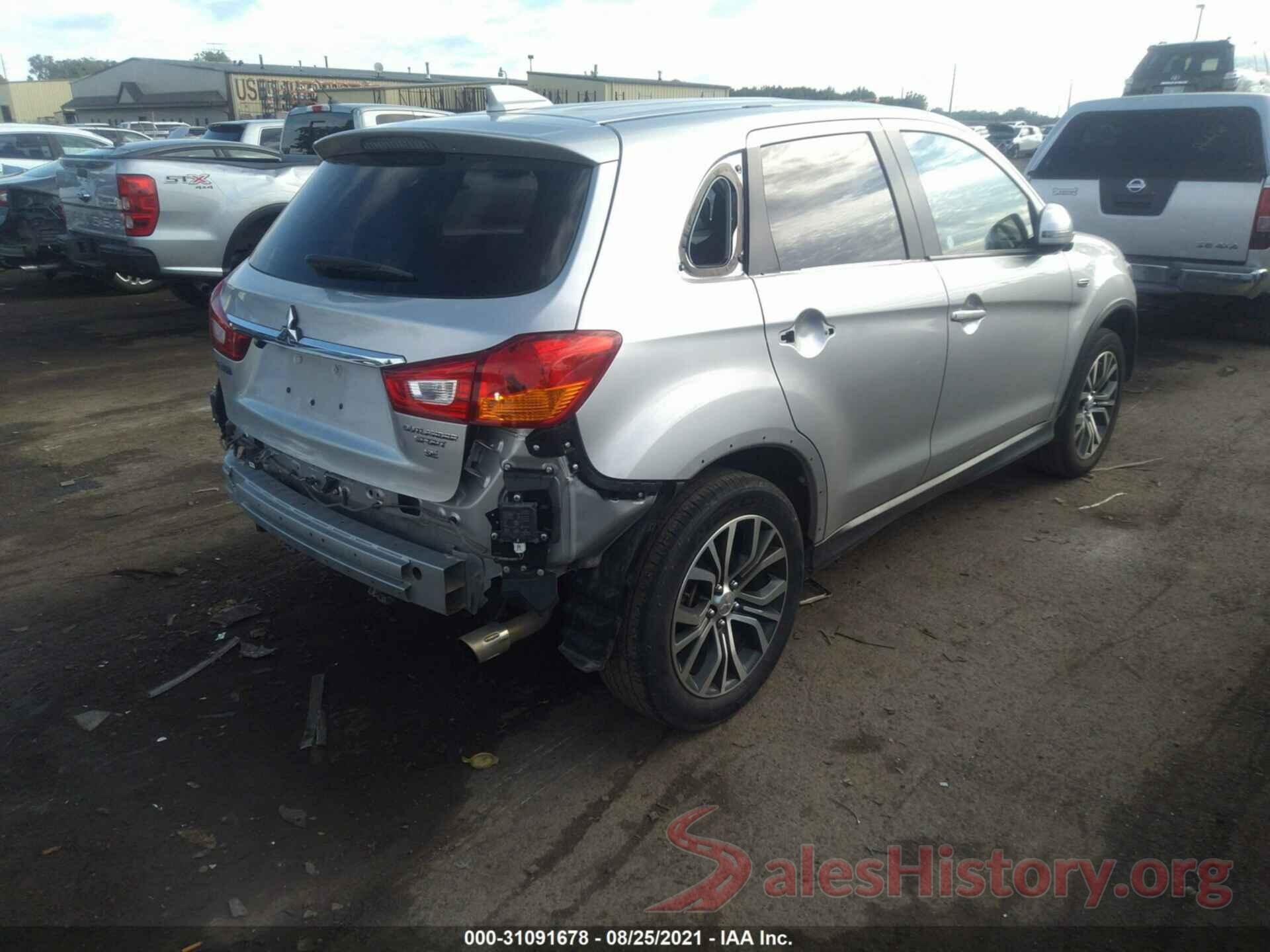 JA4AP4AU4KU011677 2019 MITSUBISHI OUTLANDER SPORT