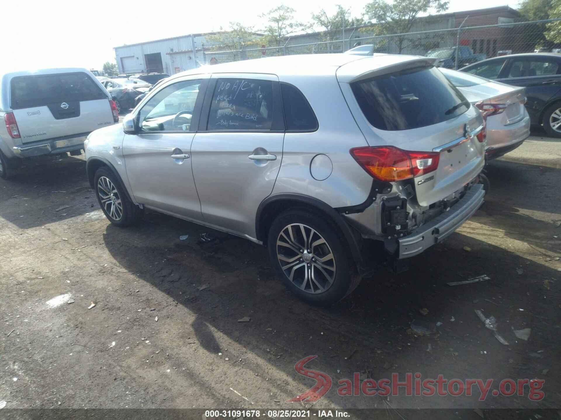 JA4AP4AU4KU011677 2019 MITSUBISHI OUTLANDER SPORT