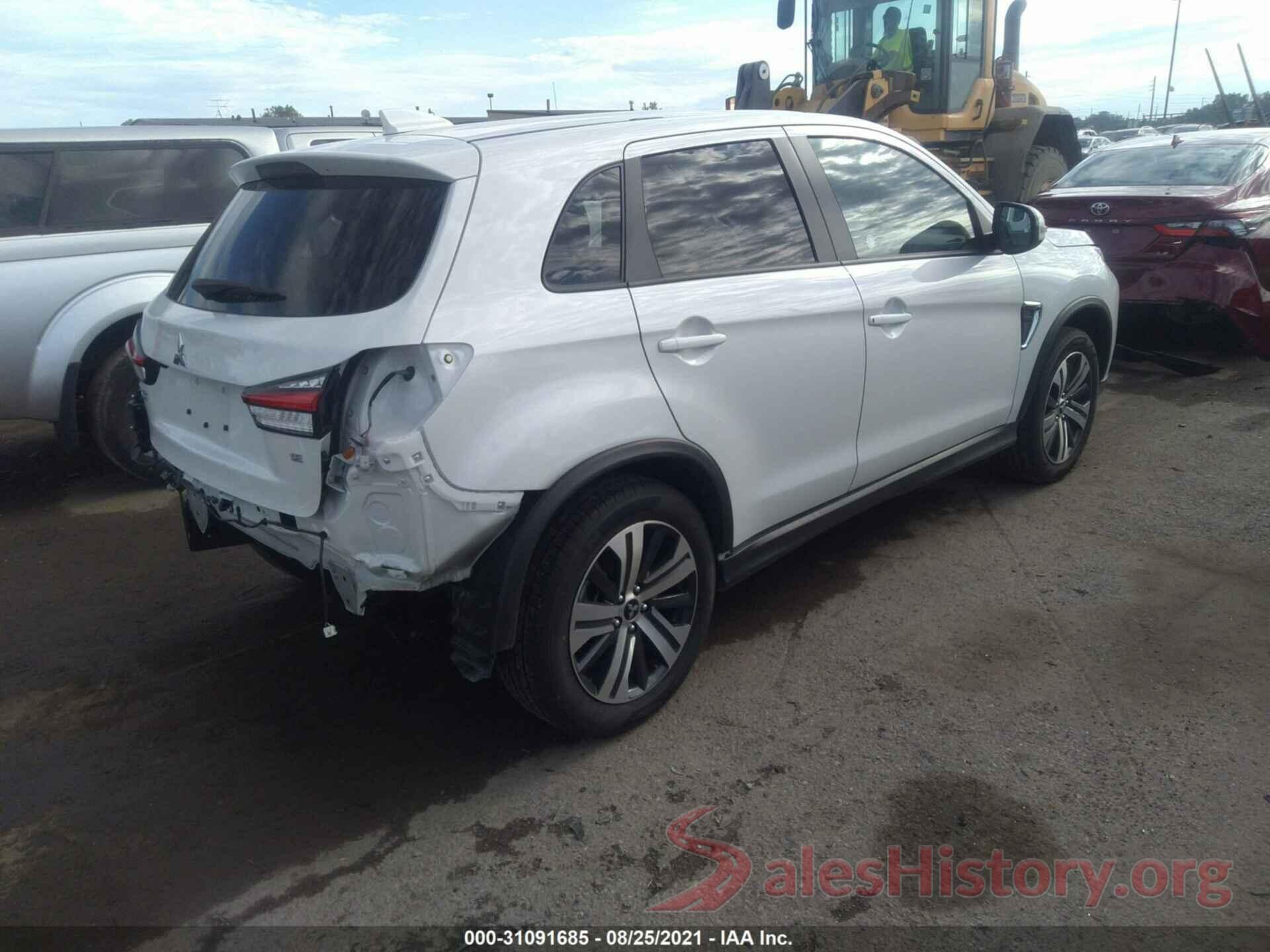 JA4APVAU6MU018400 2021 MITSUBISHI OUTLANDER SPORT