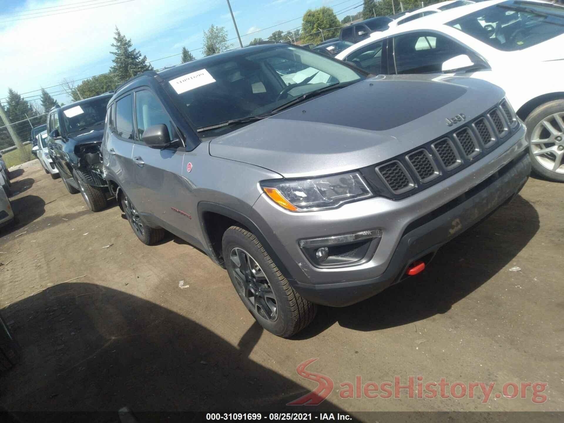 3C4NJDDB3LT207964 2020 JEEP COMPASS