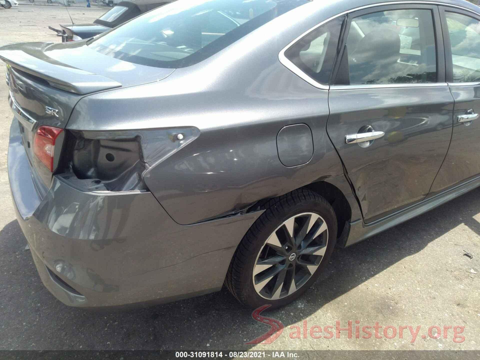 3N1AB7AP9KY295467 2019 NISSAN SENTRA