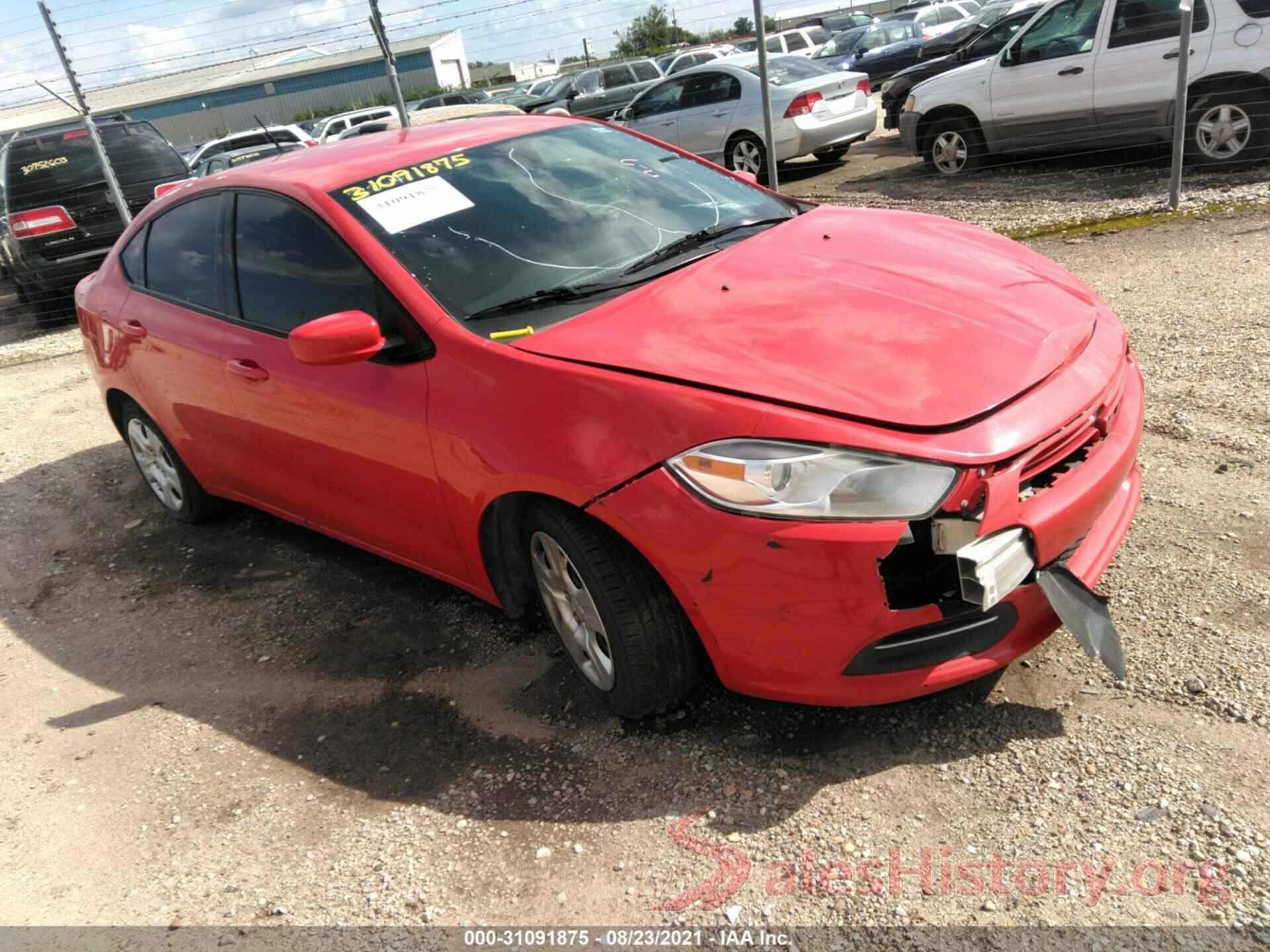 1C3CDFAA9GD752329 2016 DODGE DART