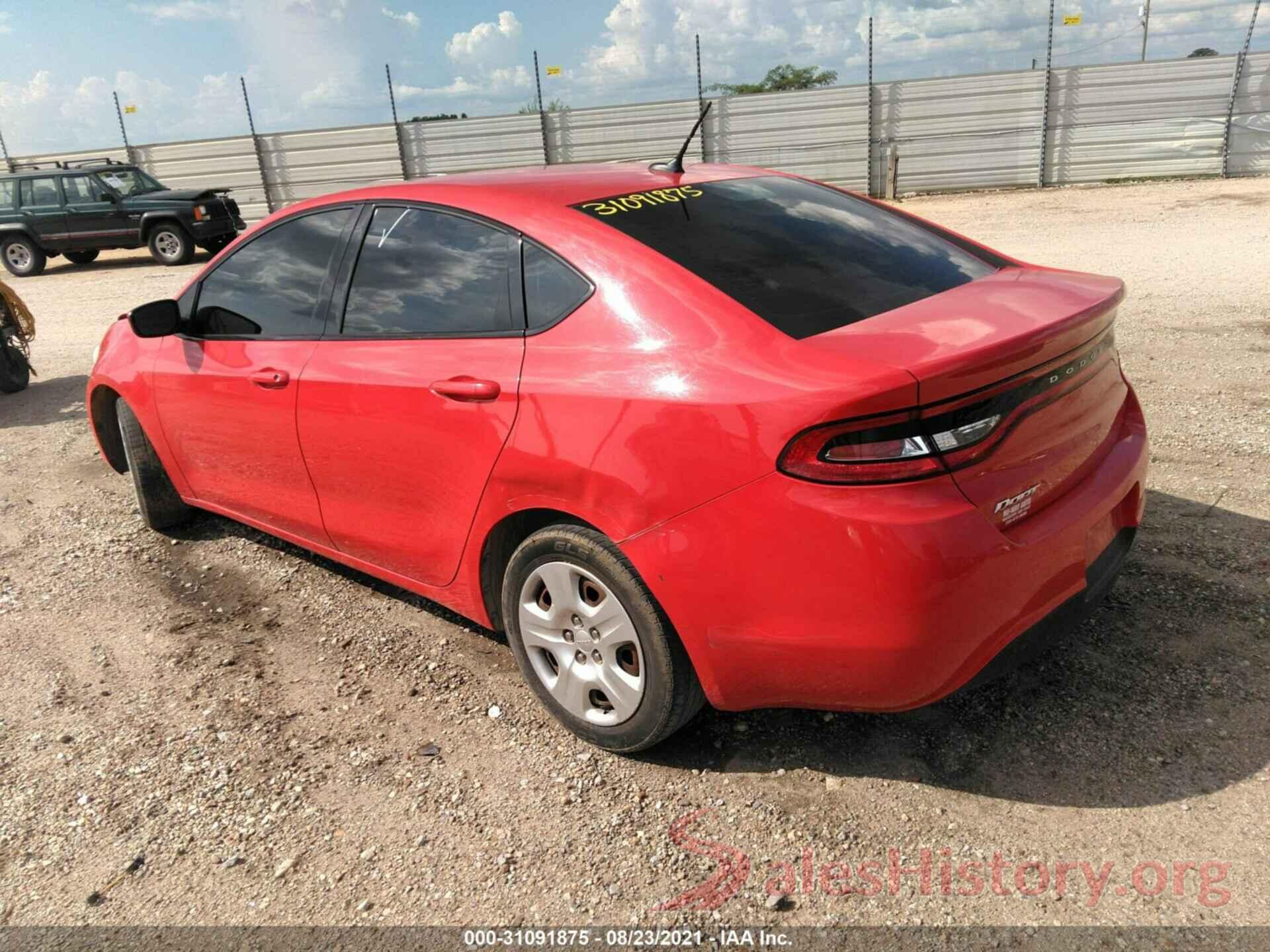 1C3CDFAA9GD752329 2016 DODGE DART