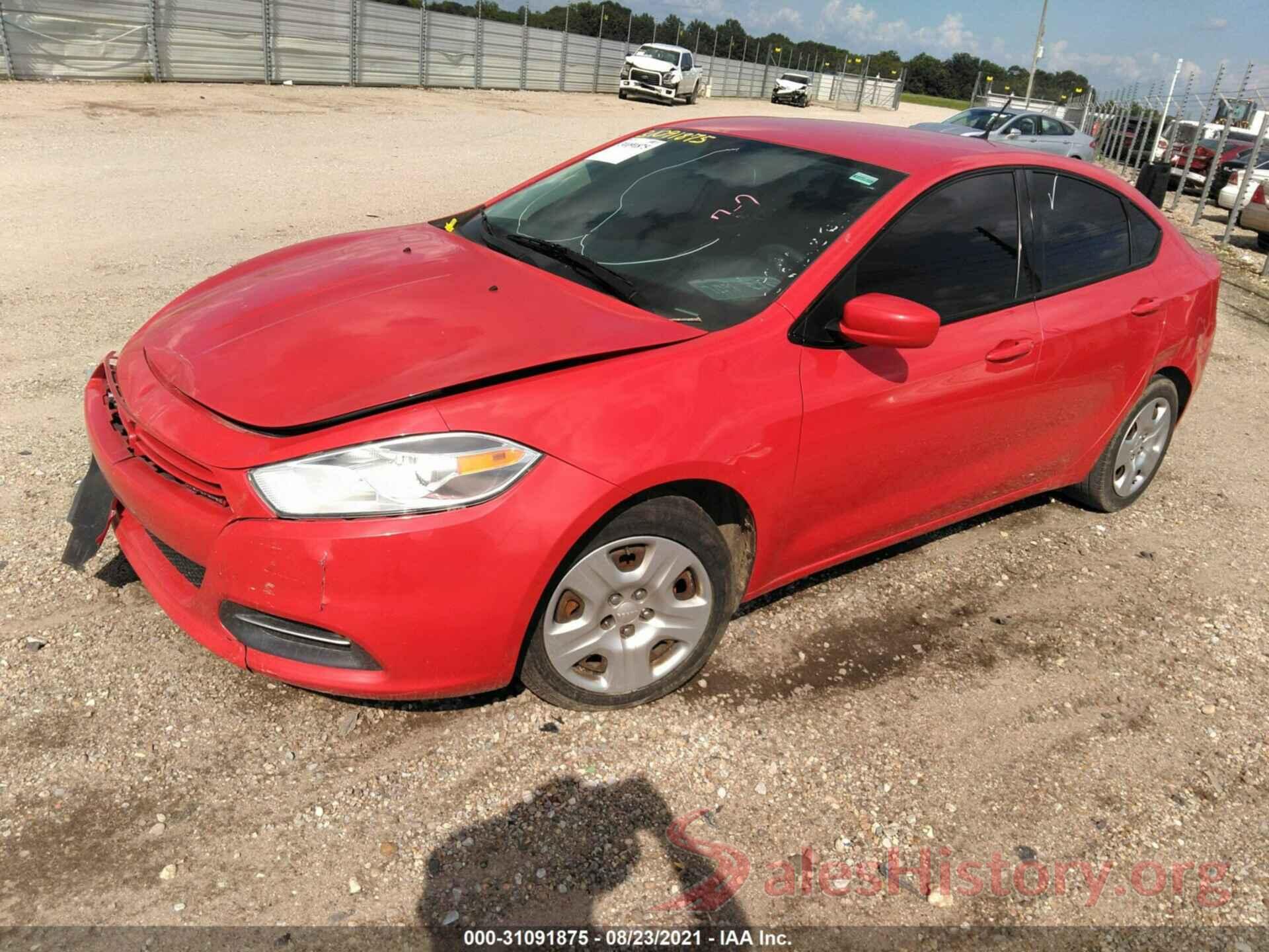 1C3CDFAA9GD752329 2016 DODGE DART