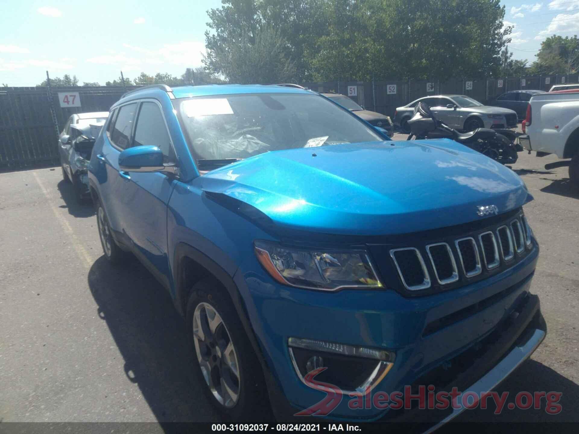 3C4NJDCB3LT221459 2020 JEEP COMPASS