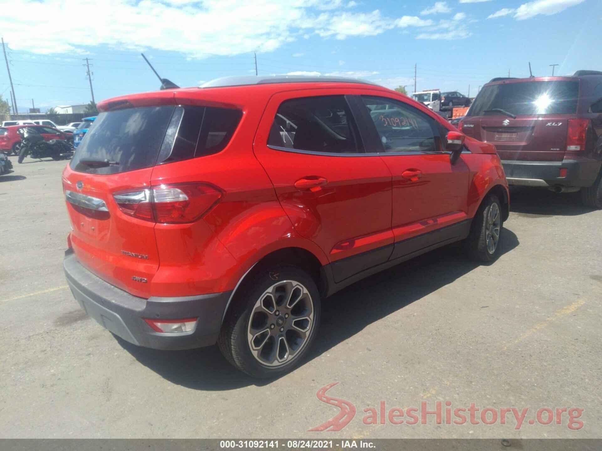 MAJ6S3KL9LC349227 2020 FORD ECOSPORT