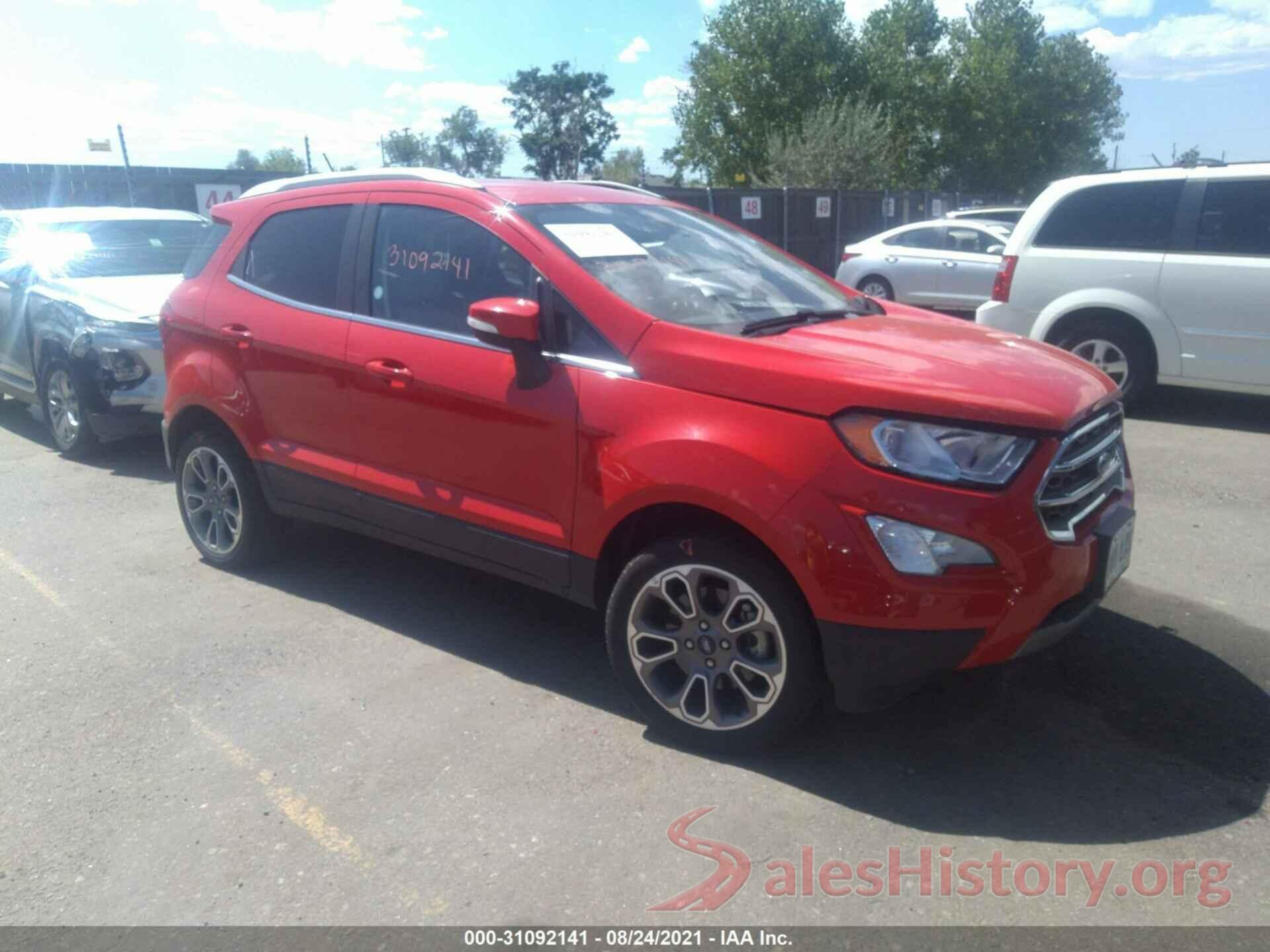 MAJ6S3KL9LC349227 2020 FORD ECOSPORT