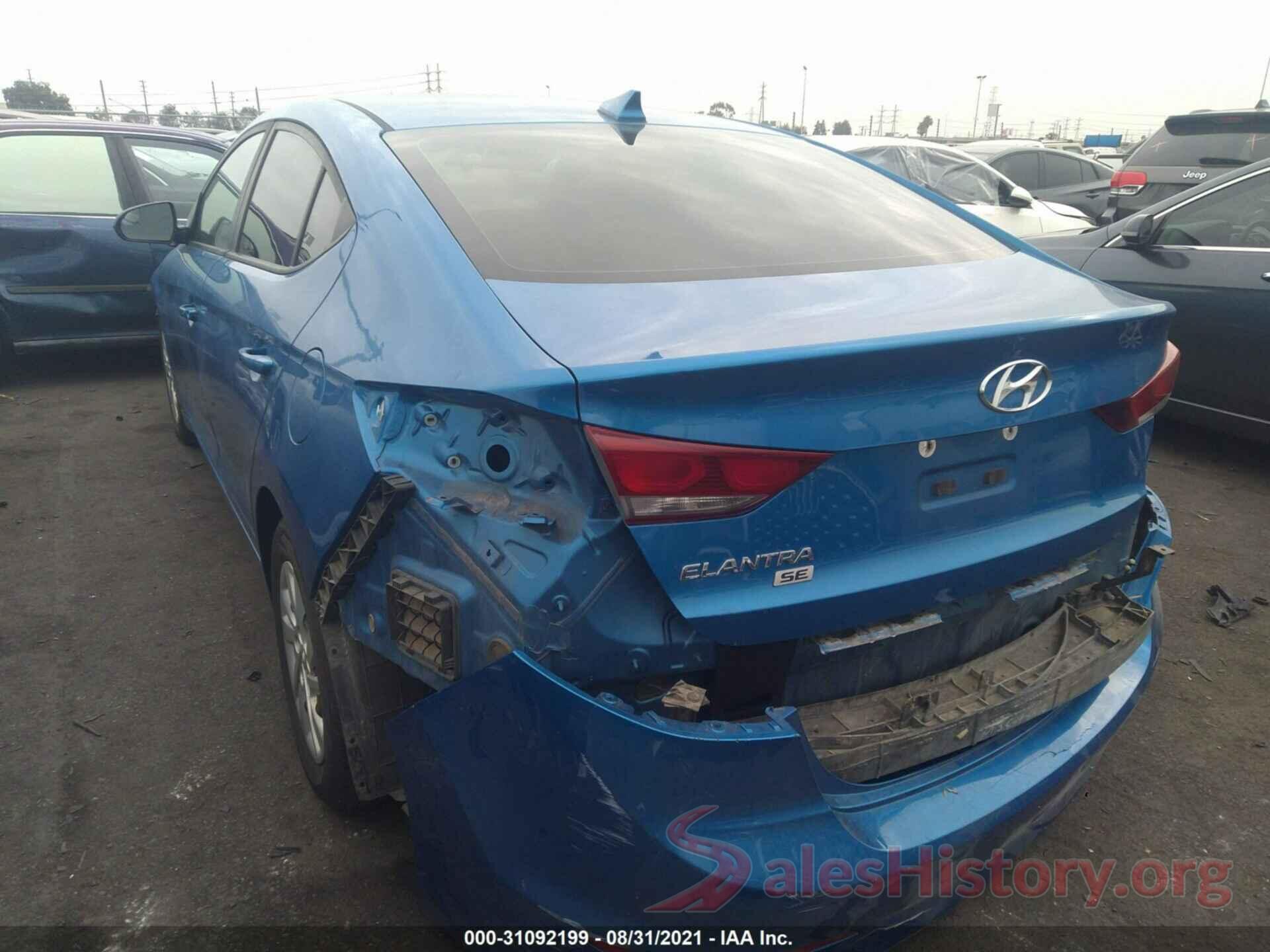 5NPD74LF5HH081578 2017 HYUNDAI ELANTRA