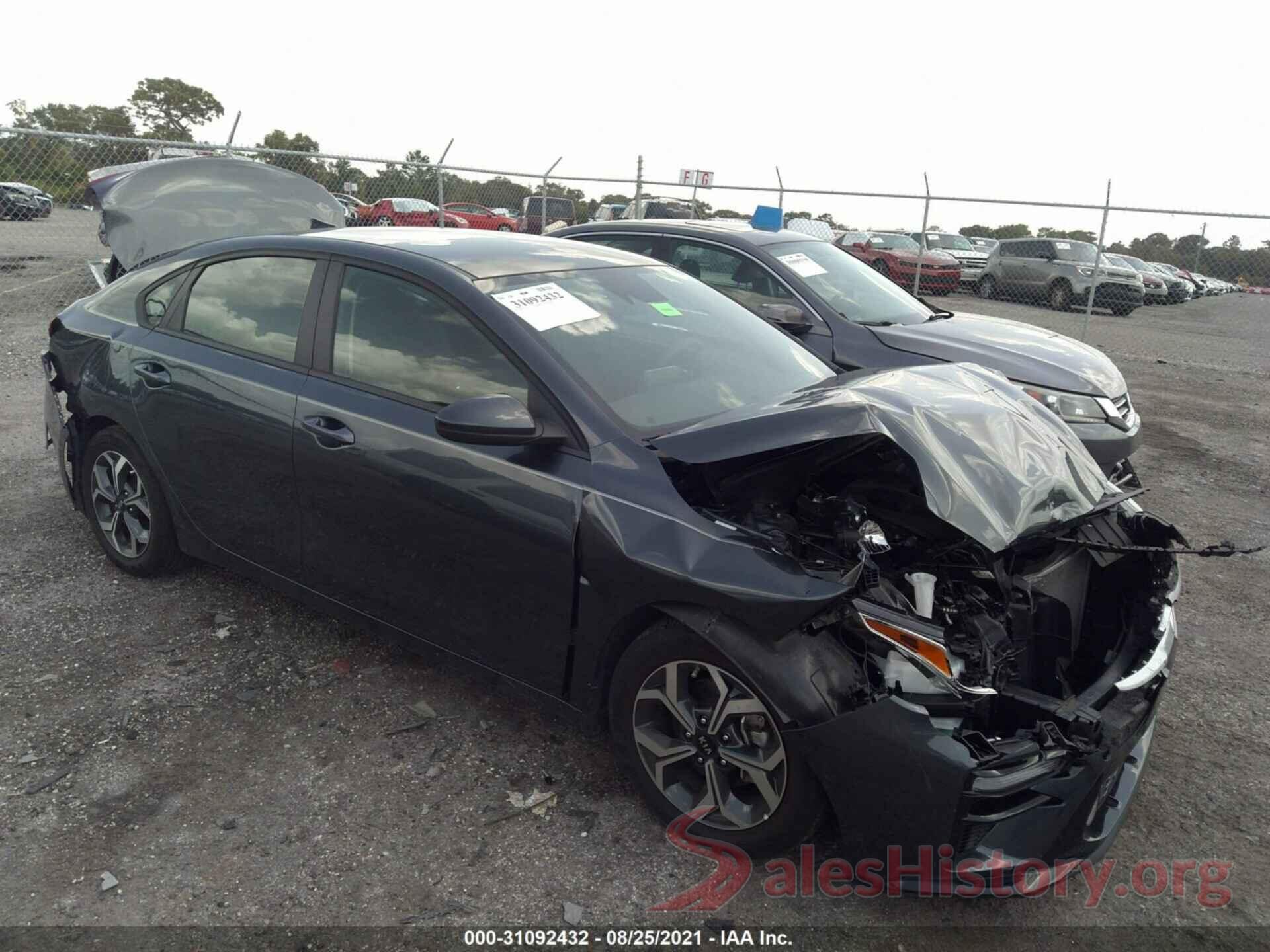 3KPF24AD0LE141546 2020 KIA FORTE