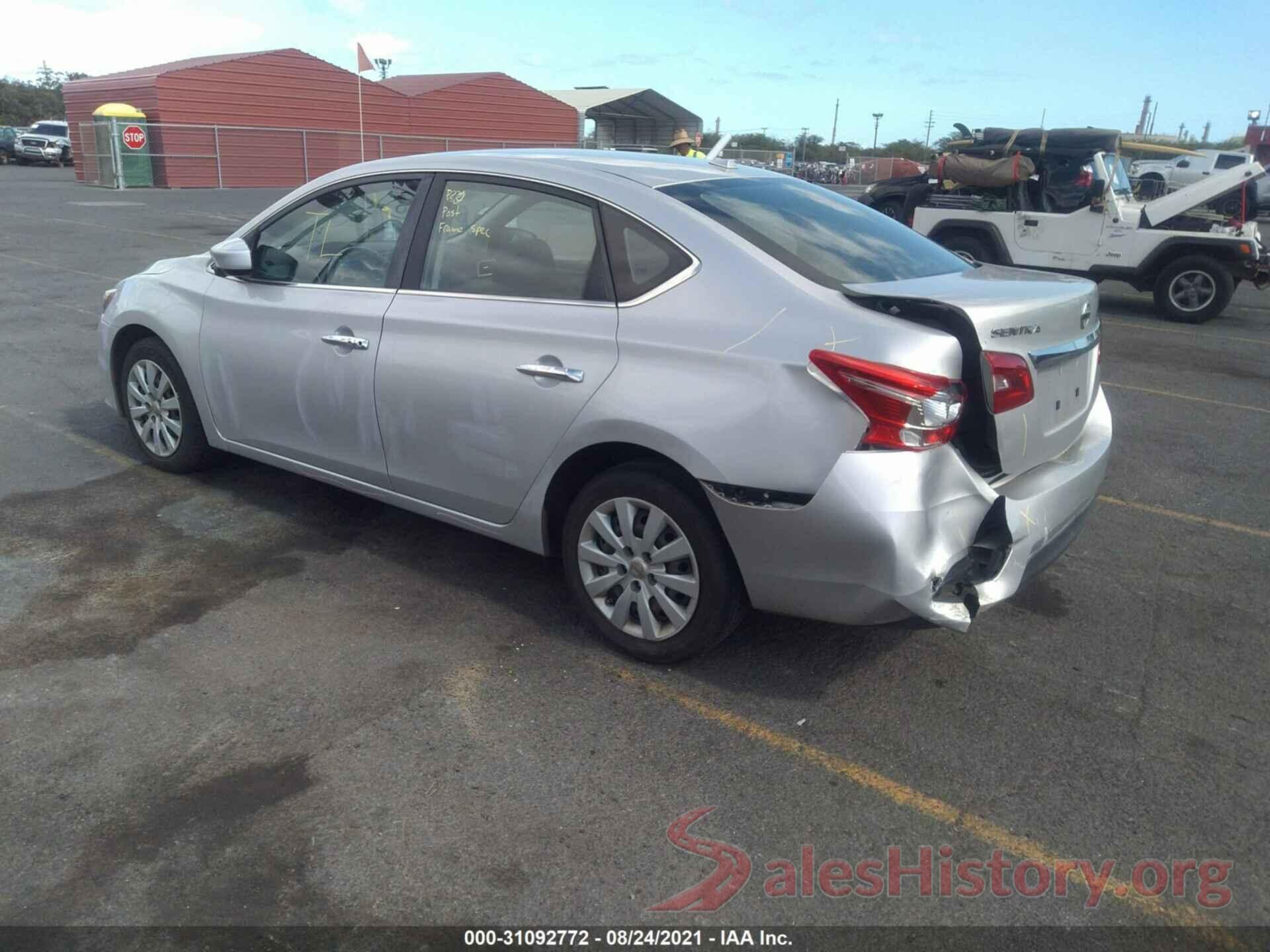 3N1AB7AP5GL658626 2016 NISSAN SENTRA