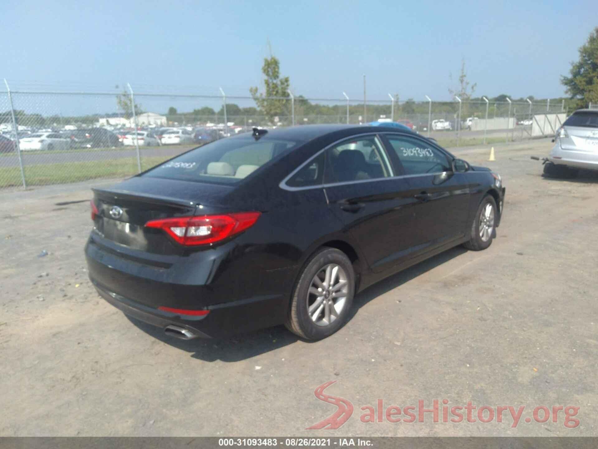 5NPE24AF1HH526288 2017 HYUNDAI SONATA