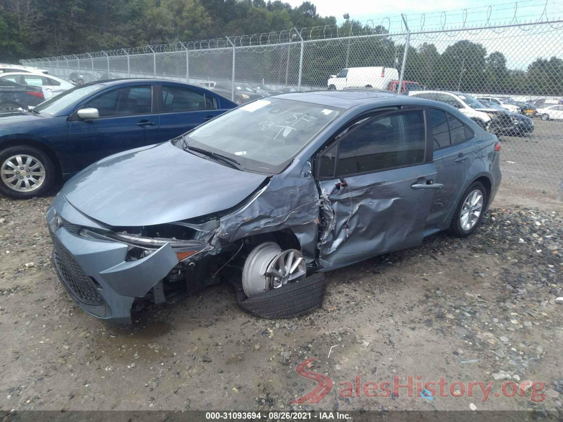 JTDHPMAE3MJ179165 2021 TOYOTA COROLLA