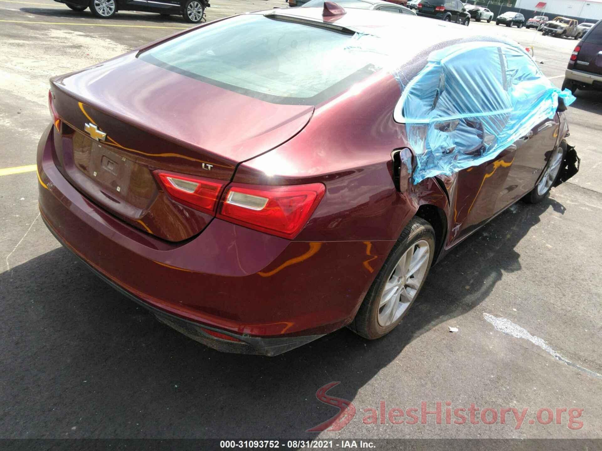 1G1ZE5STXGF226074 2016 CHEVROLET MALIBU