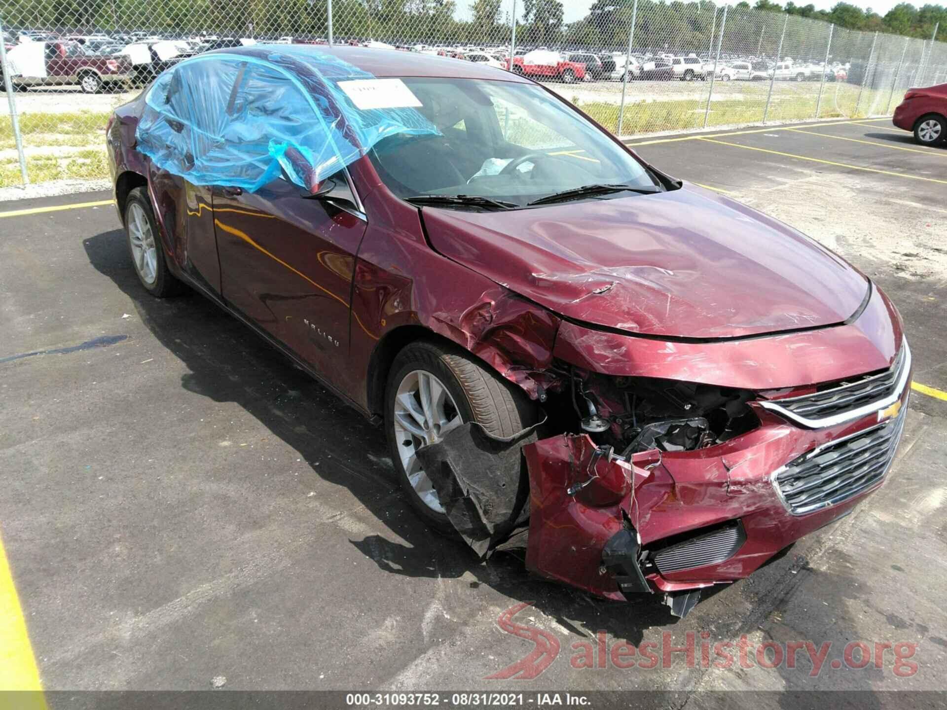 1G1ZE5STXGF226074 2016 CHEVROLET MALIBU