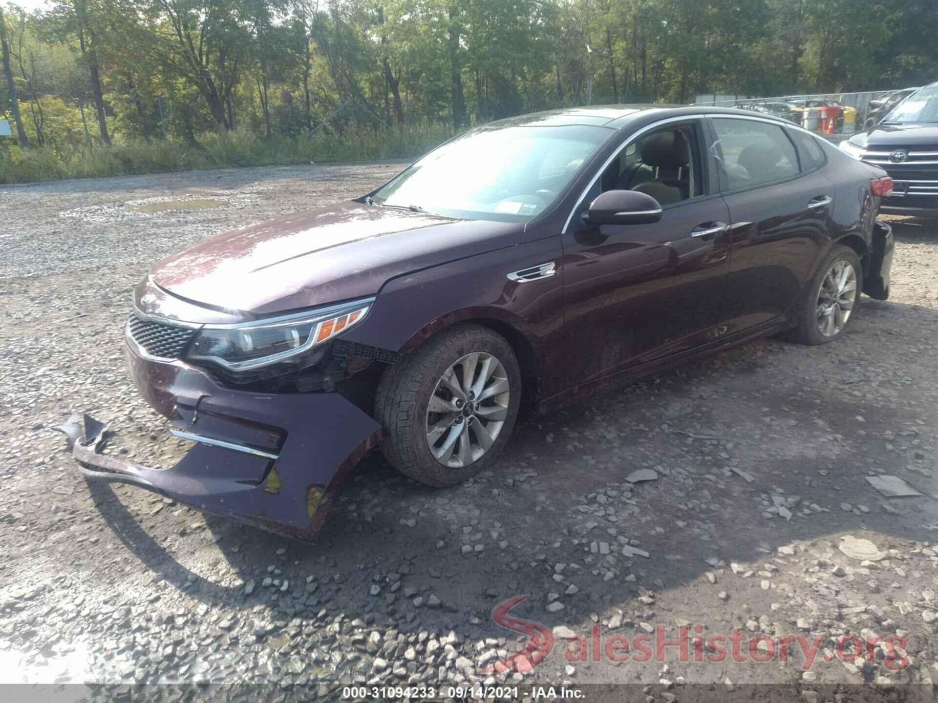 5XXGU4L39GG085462 2016 KIA OPTIMA