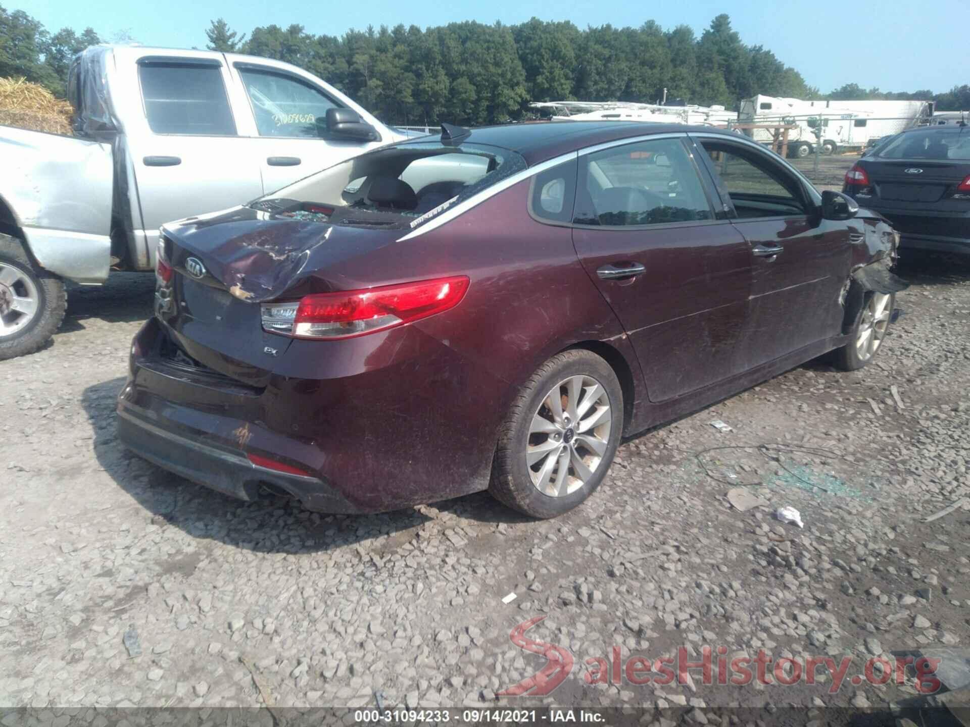 5XXGU4L39GG085462 2016 KIA OPTIMA