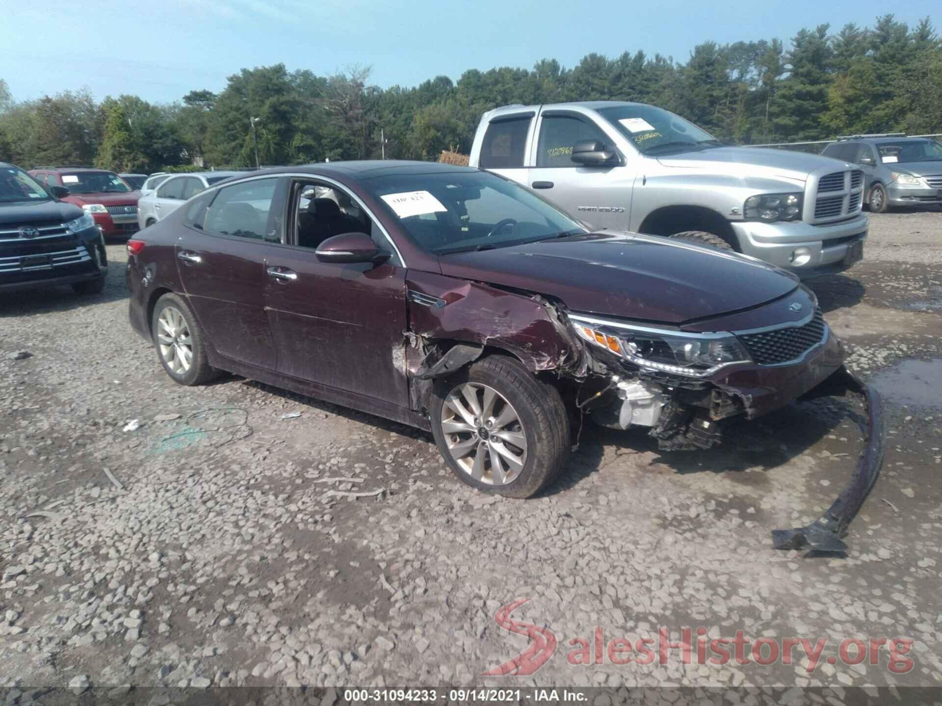 5XXGU4L39GG085462 2016 KIA OPTIMA