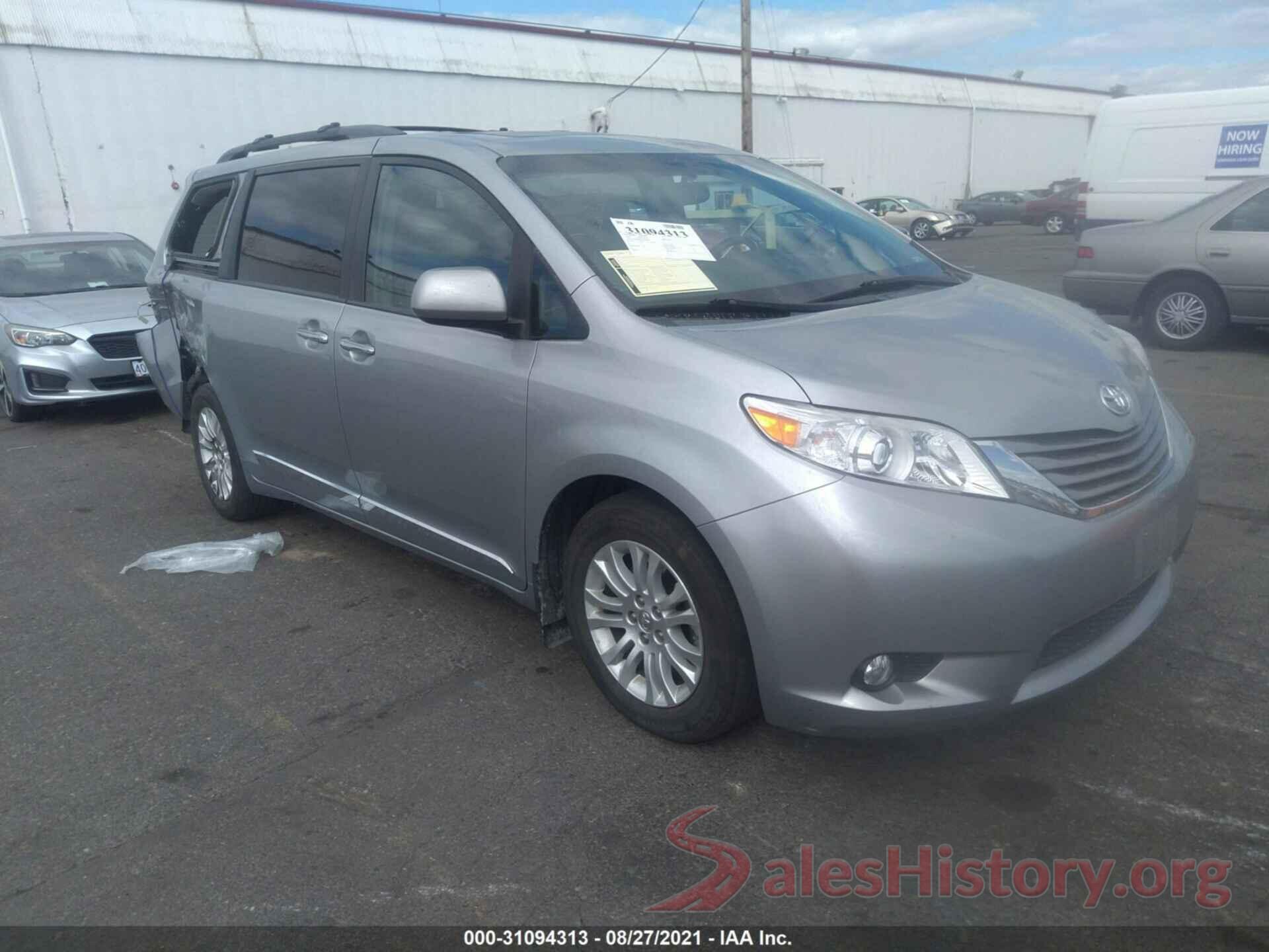 5TDYK3DC7GS725542 2016 TOYOTA SIENNA