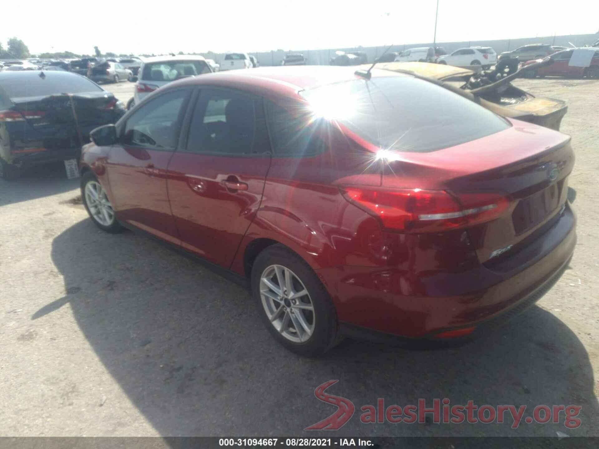 1FADP3F27GL398703 2016 FORD FOCUS