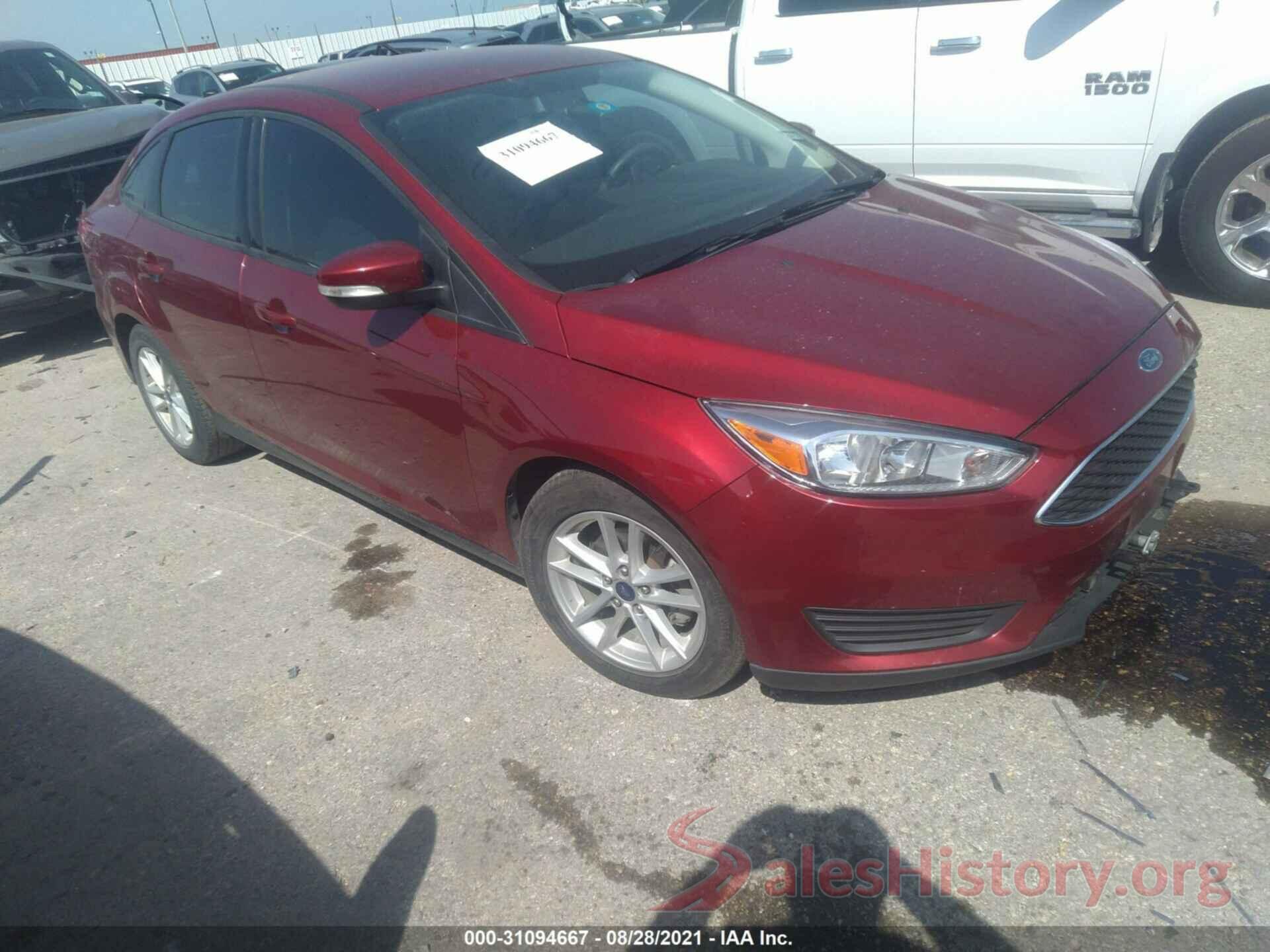 1FADP3F27GL398703 2016 FORD FOCUS