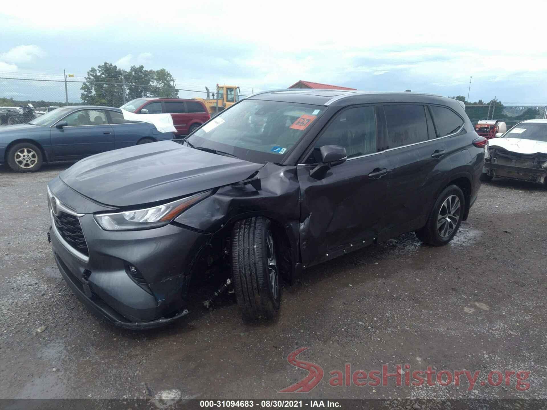 5TDHZRBHXLS015641 2020 TOYOTA HIGHLANDER