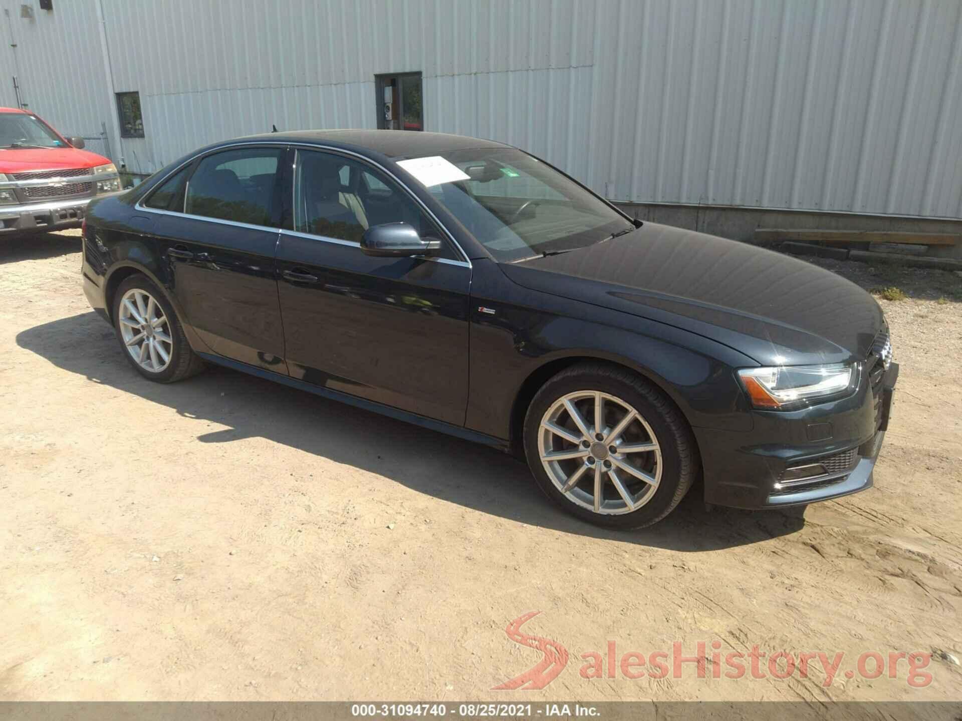 WAUFFAFLXGA006535 2016 AUDI A4