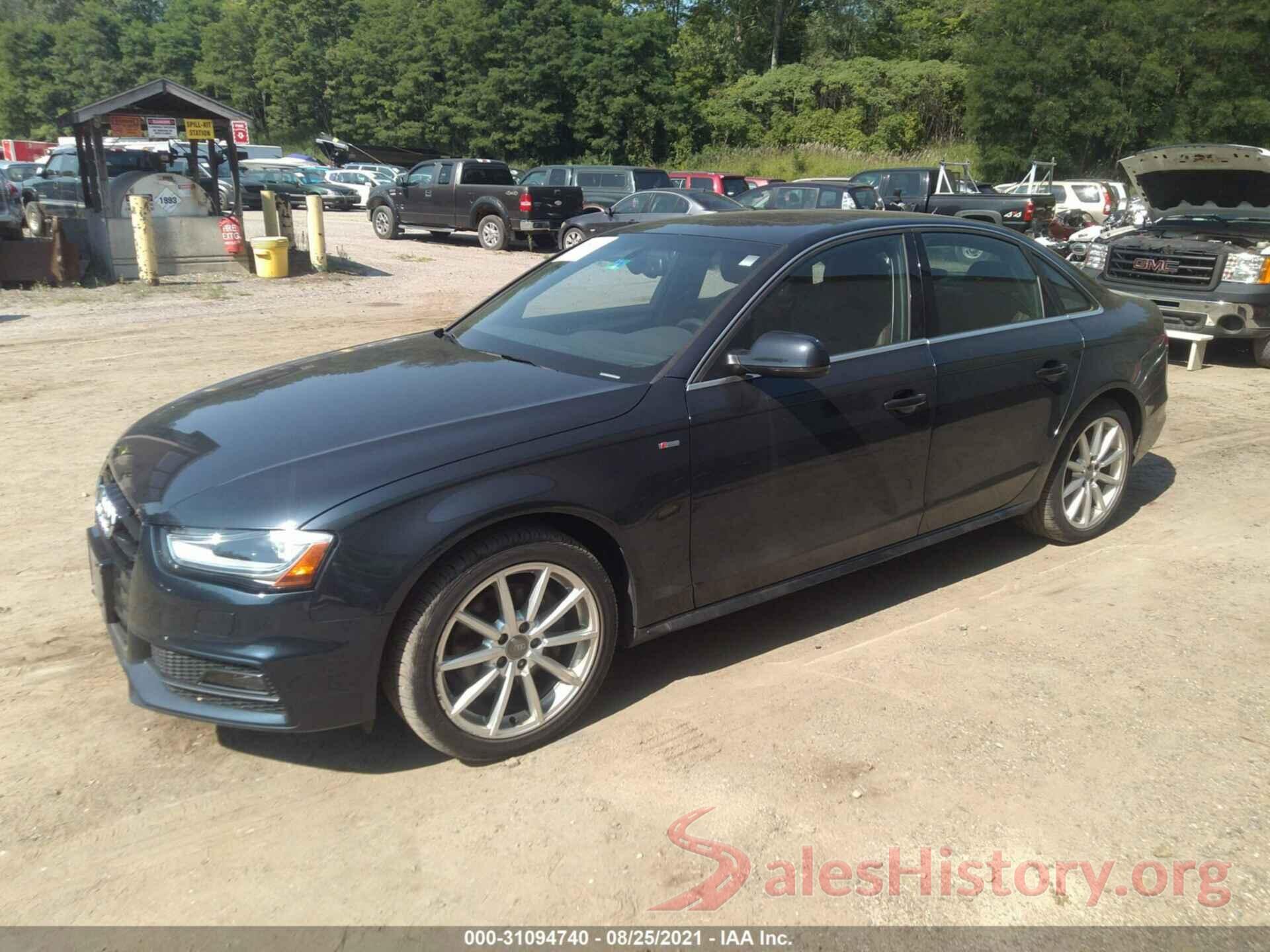 WAUFFAFLXGA006535 2016 AUDI A4