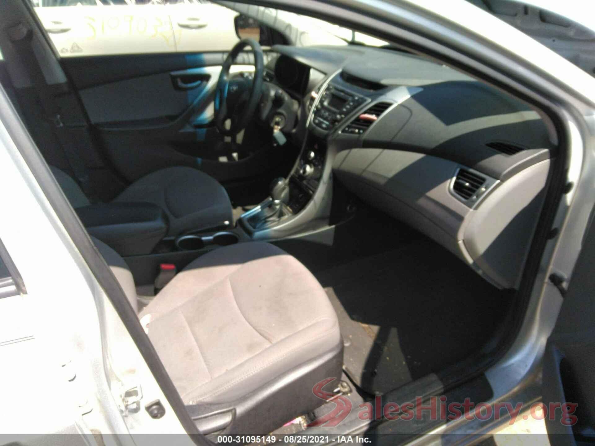 5NPDH4AE2GH731280 2016 HYUNDAI ELANTRA