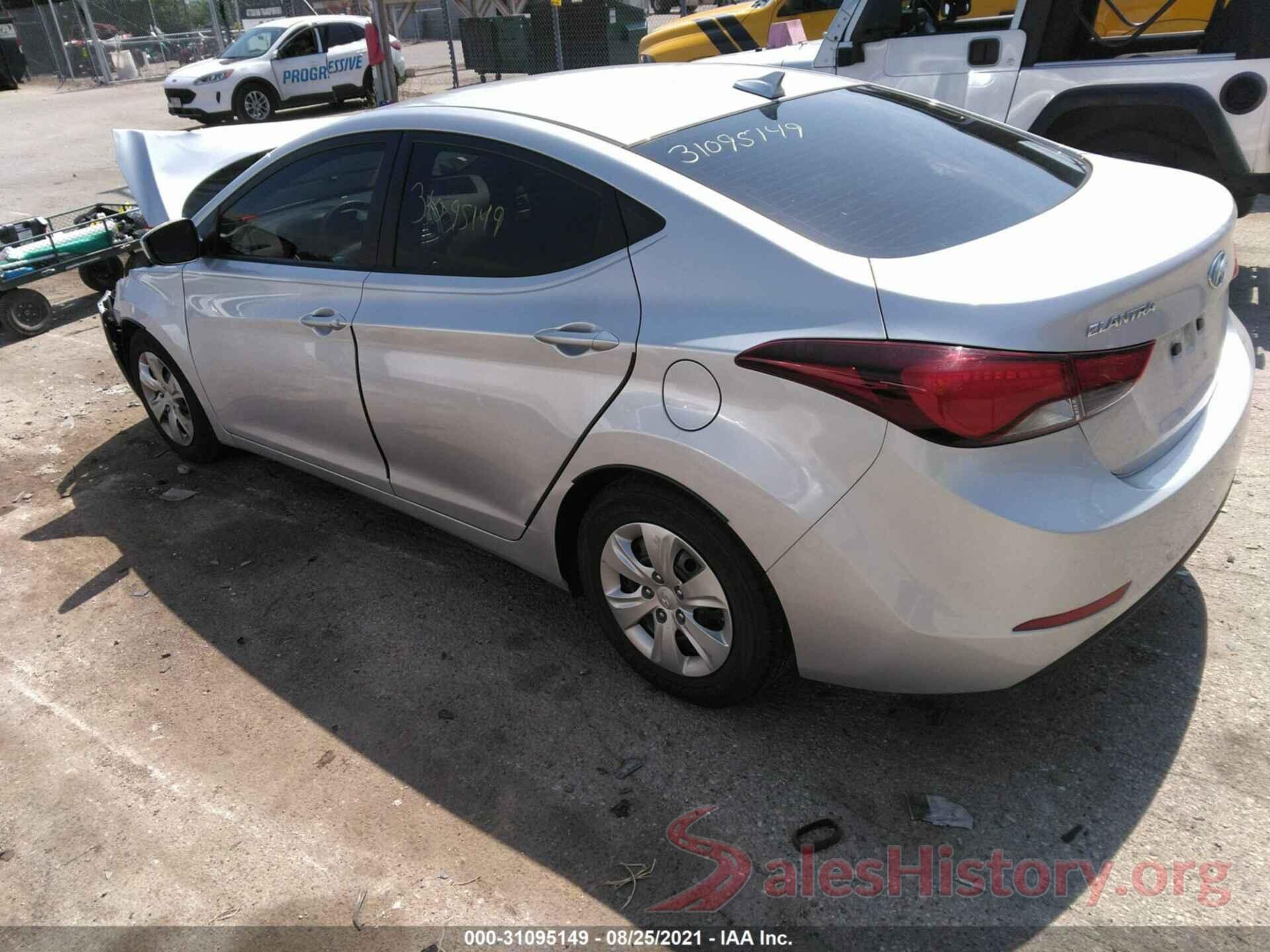 5NPDH4AE2GH731280 2016 HYUNDAI ELANTRA