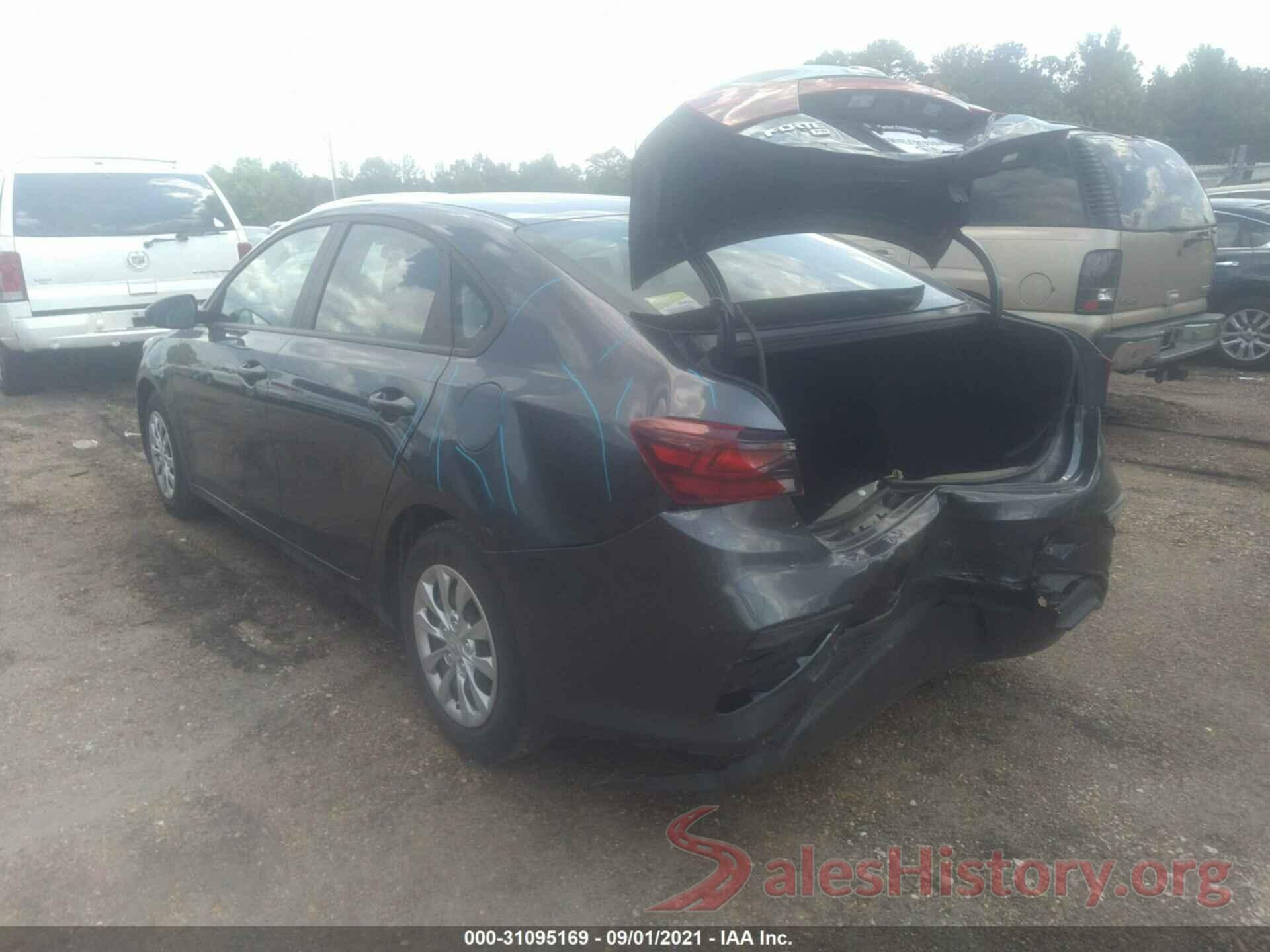 3KPF24AD3LE257534 2020 KIA FORTE