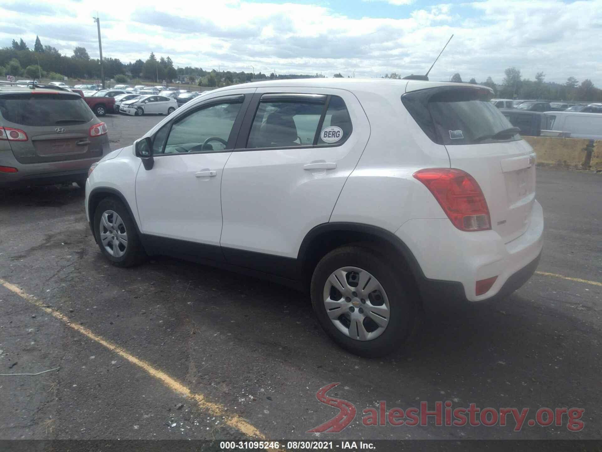 3GNCJKSB4KL164689 2019 CHEVROLET TRAX