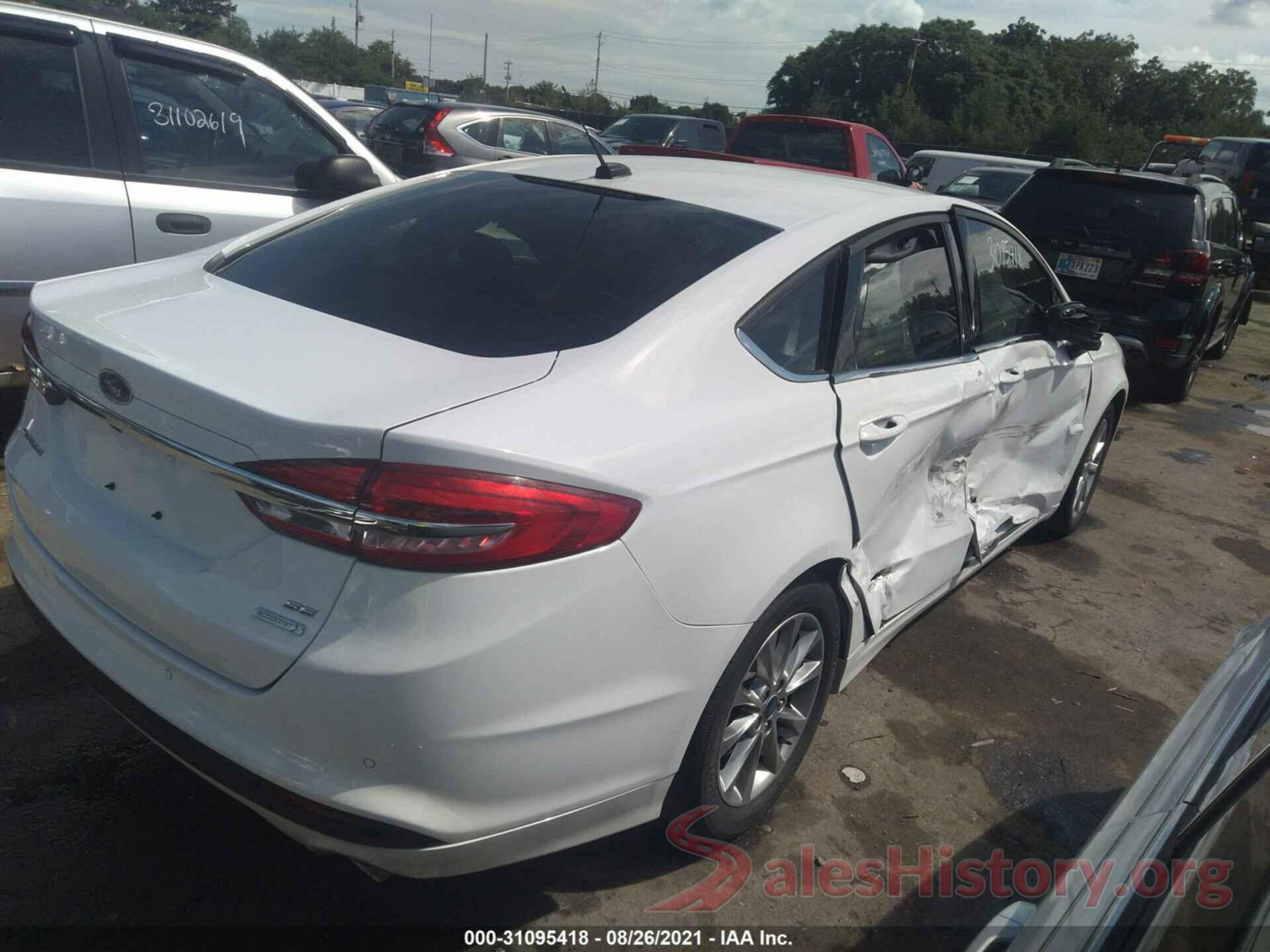 3FA6P0HD2HR411852 2017 FORD FUSION