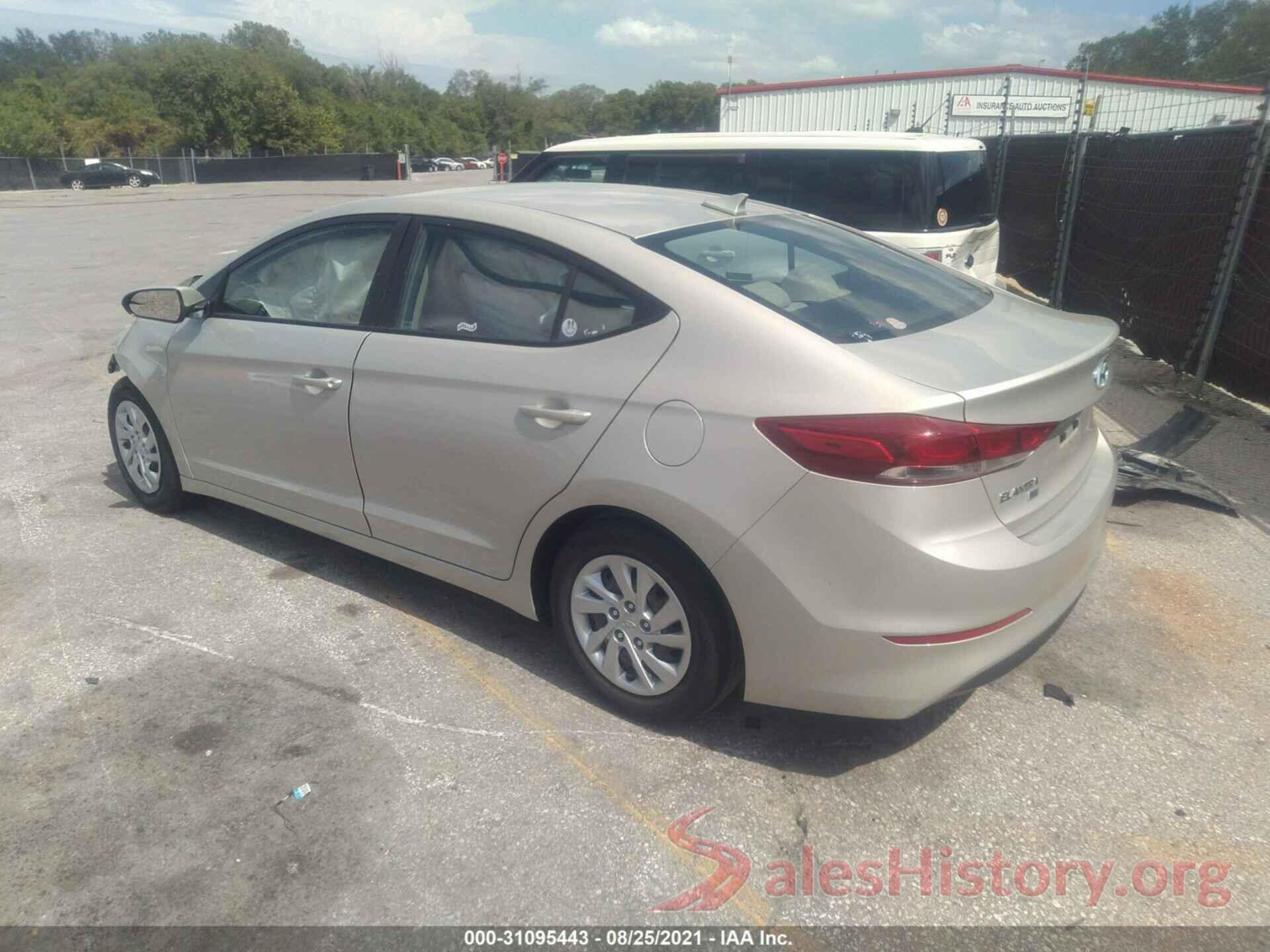 5NPD74LF1HH175053 2017 HYUNDAI ELANTRA